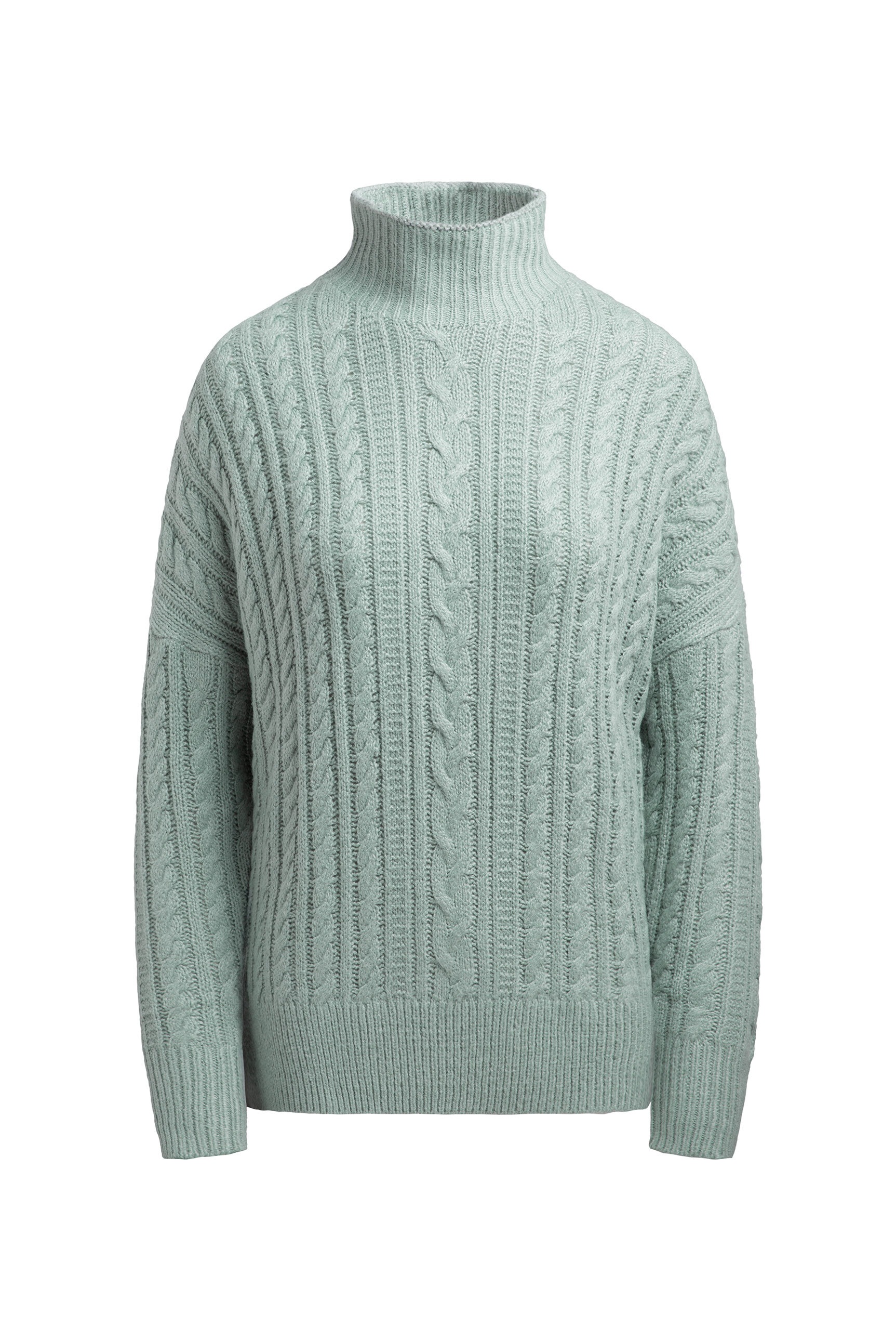 SOCCX Rundhalspullover mit Seitenschlitze