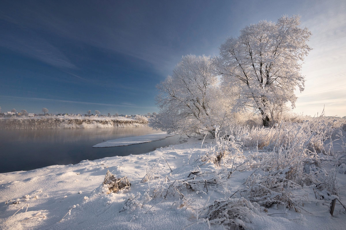 Papermoon Fototapete "Schneelandschaft"