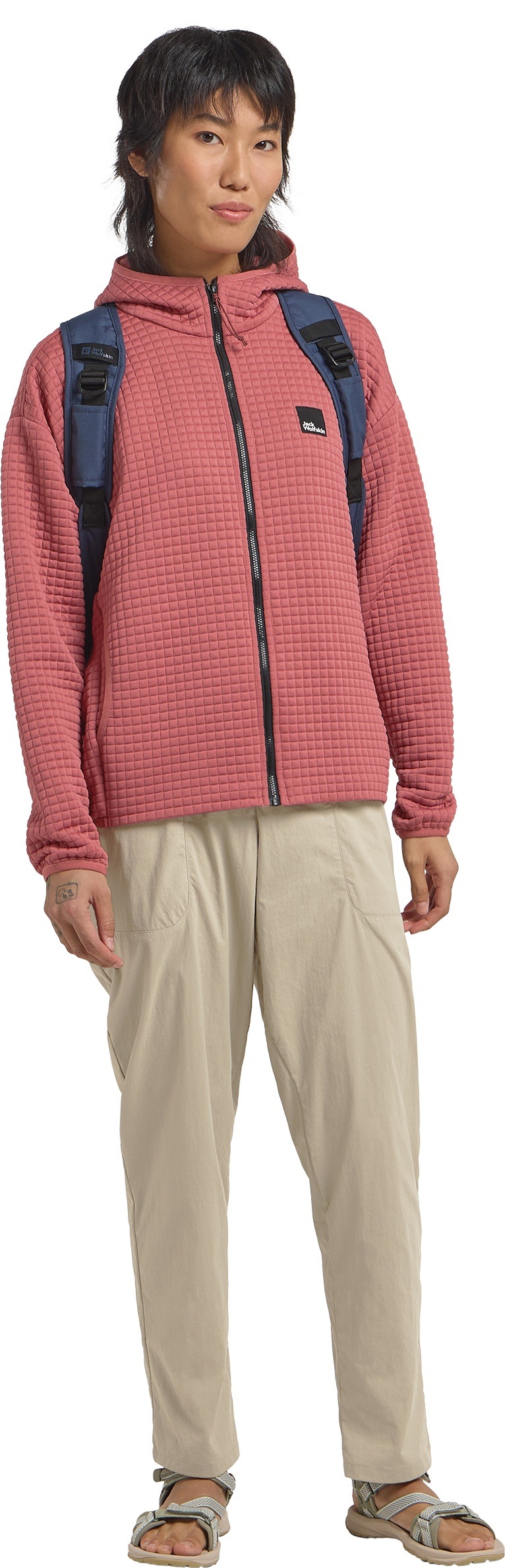 Jack Wolfskin Fleecejacke »MOGARI HOODED FZ W«, mit Kapuze