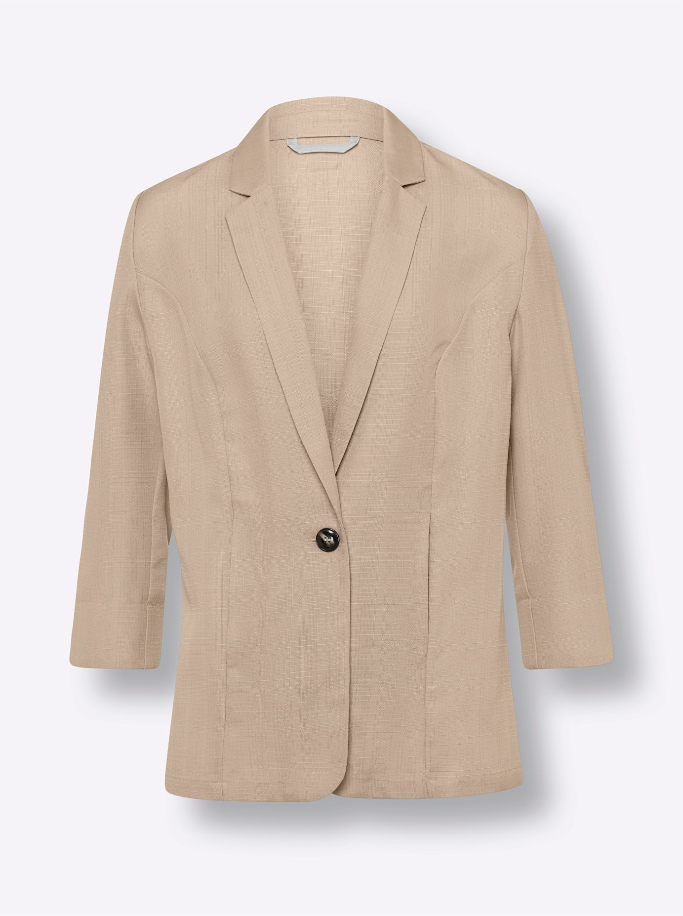 Classic Basics Women's Jacket Blazer Beige Size 42 2
