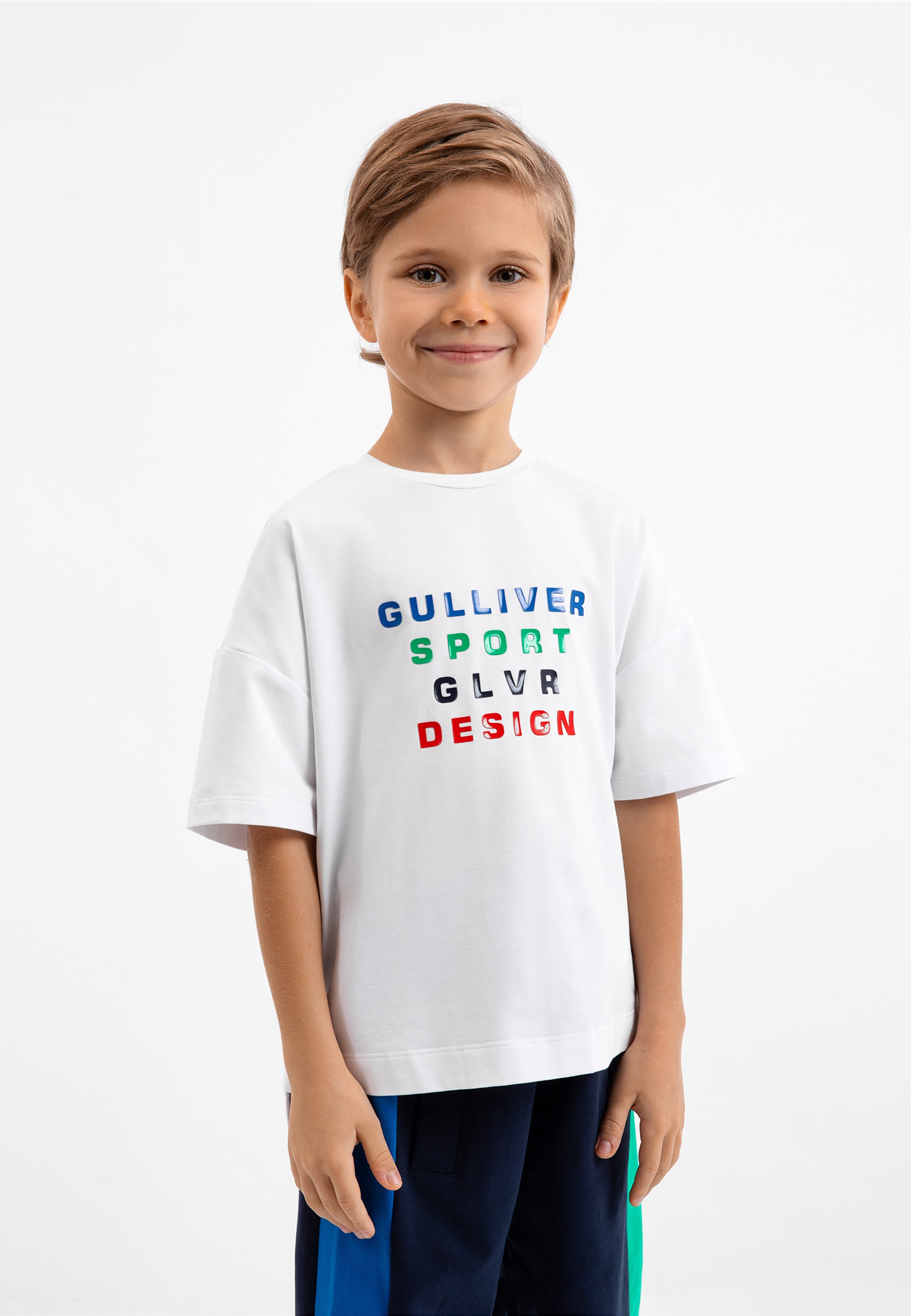 Gulliver T-Shirt, mit buntem | Frontprint ▷ BAUR für