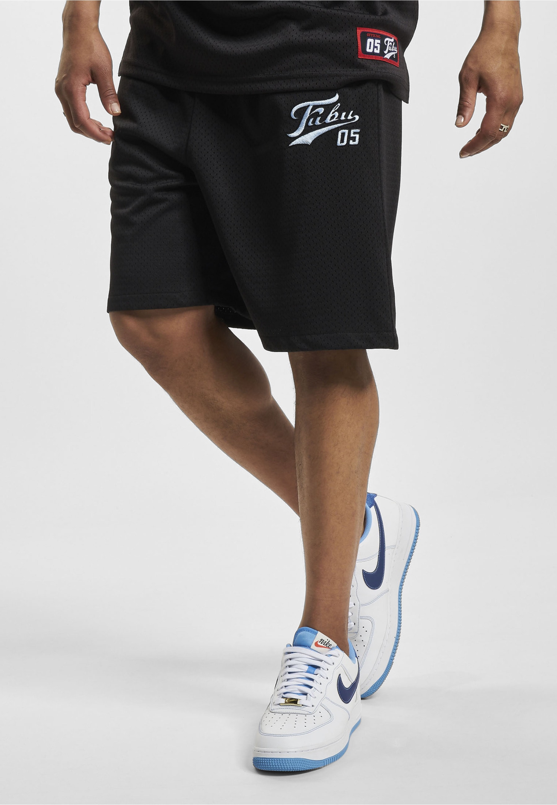 Fubu Shorts »Fubu Herren FM232-005-1 FUBU Varsity Mesh Shorts«