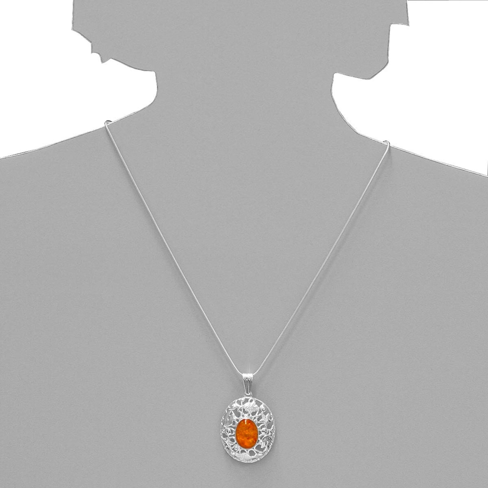 OSTSEE-SCHMUCK Kettenanhänger »Ostsee-Schmuck Anhänger Fischland 48x30 mm«, (1 tlg.)