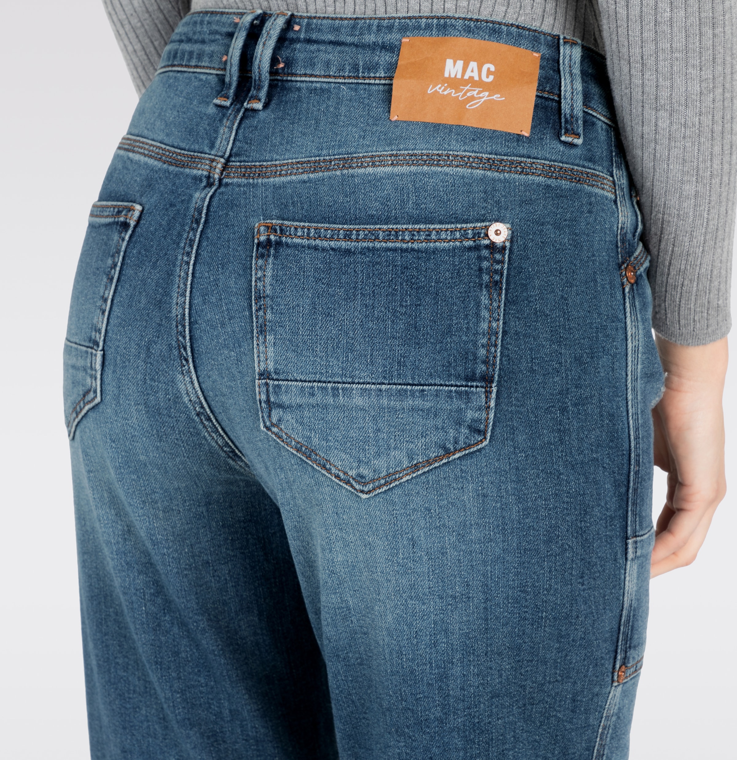 MAC 7/8-Jeans »IOWA«, mit aufgesetzten Taschen