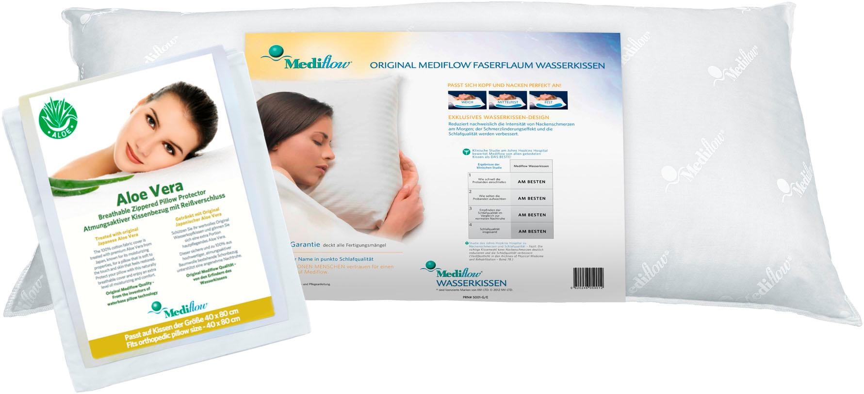 Mediflow Wasserkissen "Mediflow Aloe Vera Kombipack - Kissen+Bezug 5223 40x günstig online kaufen