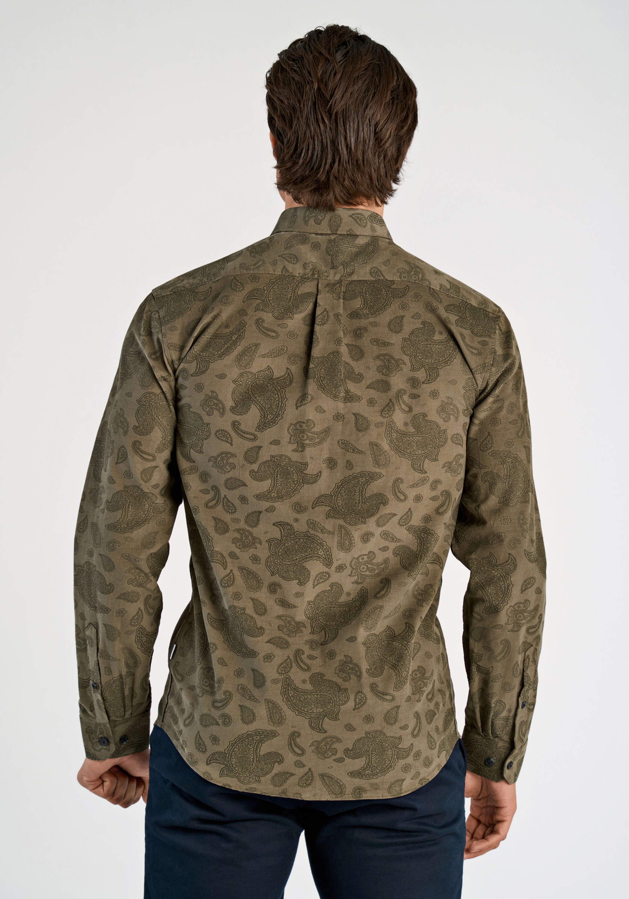 LINDBERGH Langarmhemd »Lindbergh Cordhemd«