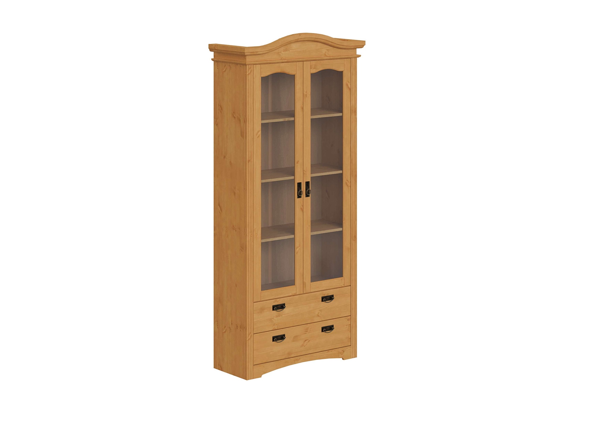 OTTO home Vitrine "Konrad" aus massiver Kiefer, mit Glaseinsätzen, B/T: 94/ günstig online kaufen