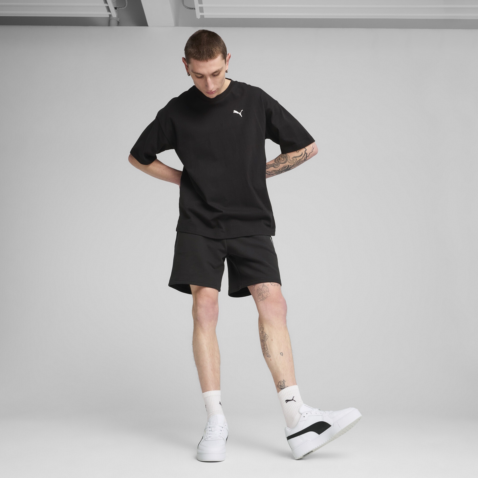 PUMA Sporthose »WARDROBE ESS Relaxed 7" Shorts Herren«