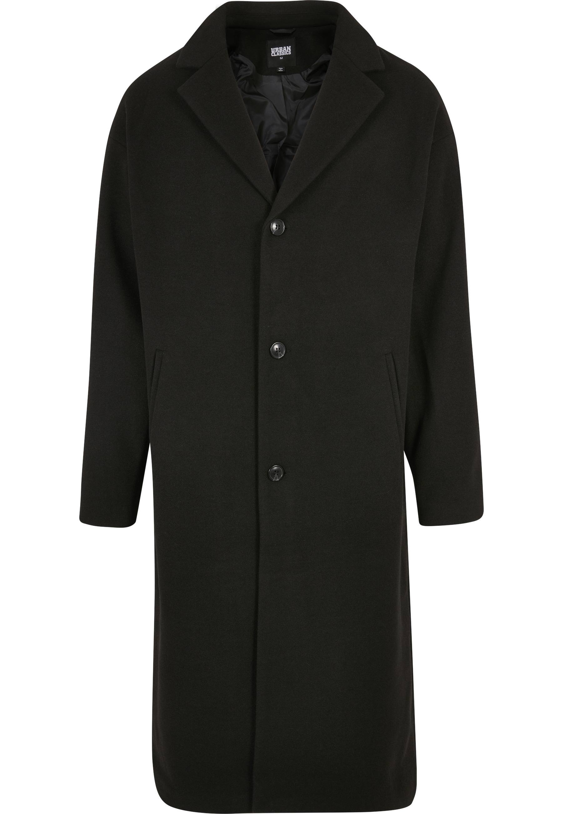 URBAN CLASSICS Winterjacke "Urban Classics Herren Long Coat" 1 Stk. tlg. oh günstig online kaufen
