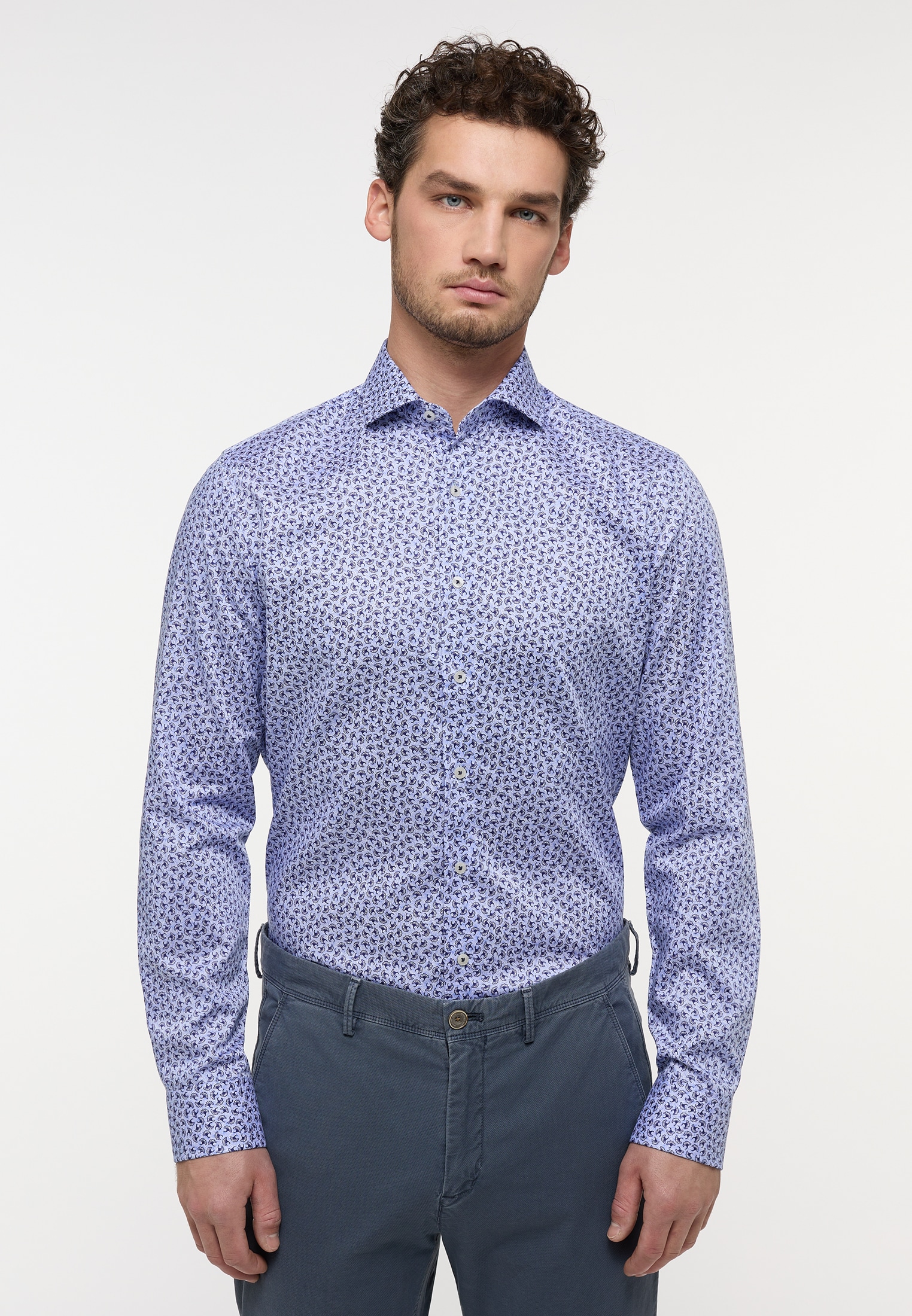 Eterna Langarmhemd »SLIM FIT«