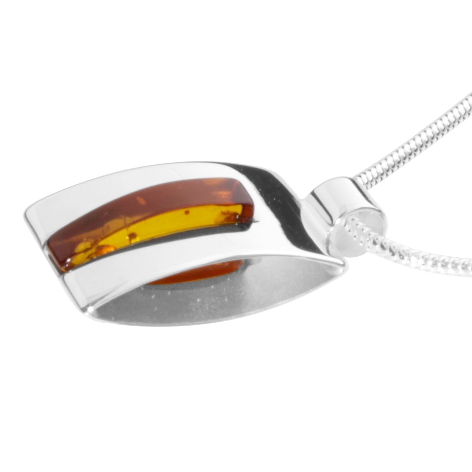 OSTSEE-SCHMUCK Kette mit Anhänger »Ostsee-Schmuck Kette mit Anhänger Zera Kette mit Anhänger Zera«, (2 tlg.)