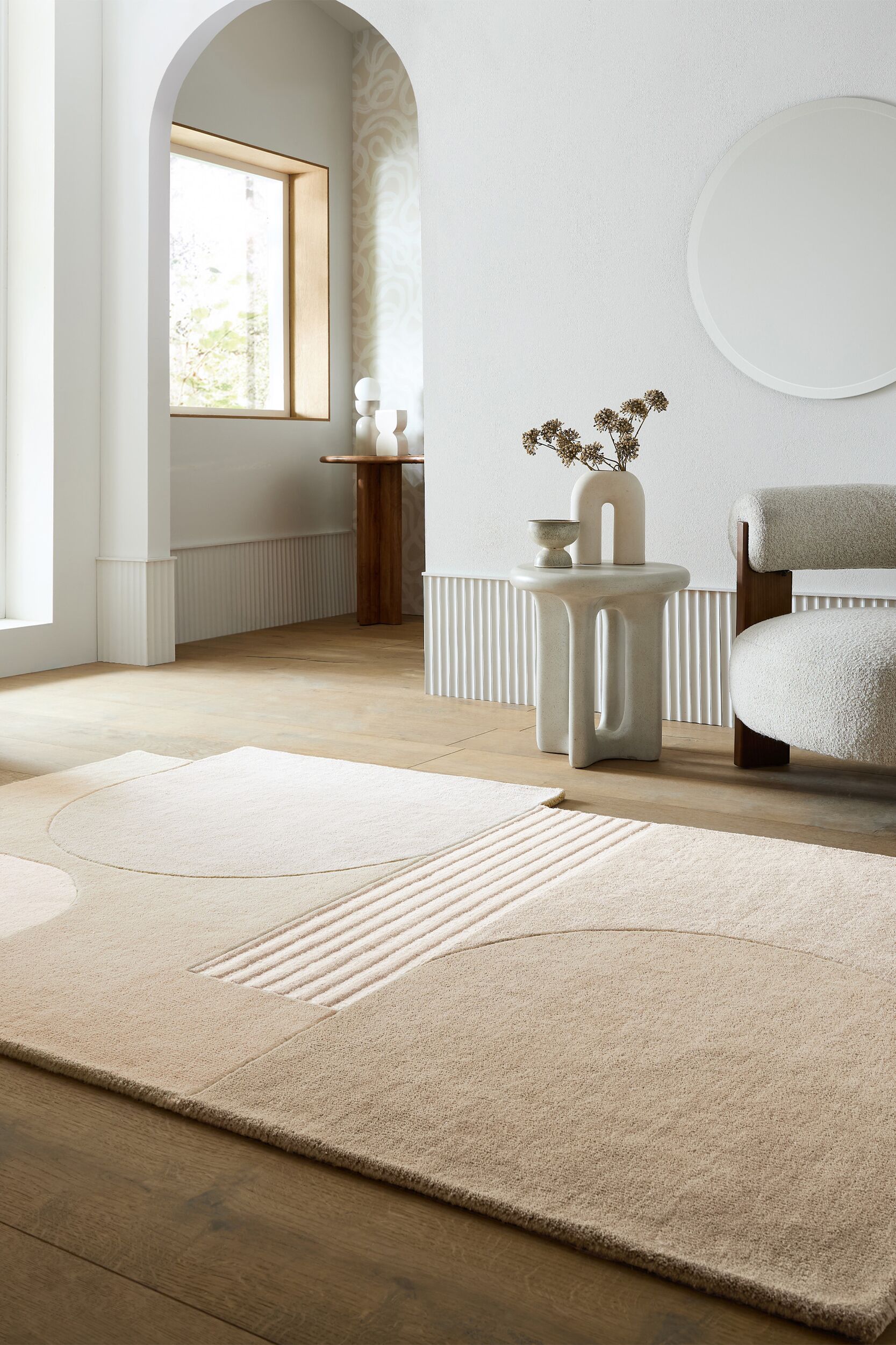 FLAIR RUGS Teppich "LOZENGE" rechteckig 10 mm Höhe Kurzflor, Retro Muster