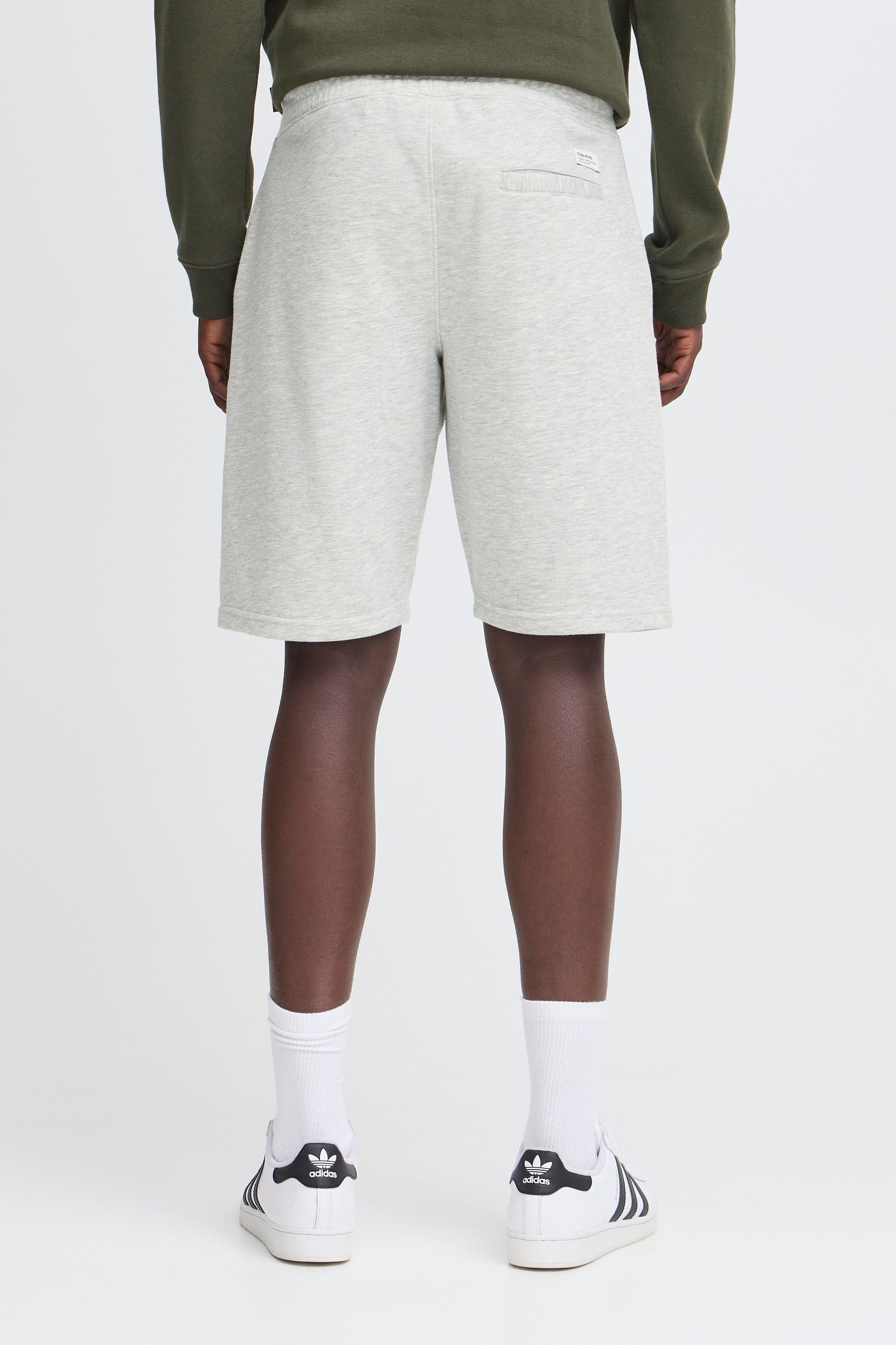 Sweatshorts BLEND "Sweatshorts BHKuno", Herren, Gr. XXL, N-Gr, grau (stone mix), Obermaterial: 60% Baumwolle CO. 40% Polyester PES., Hosen Sweatshorts 6