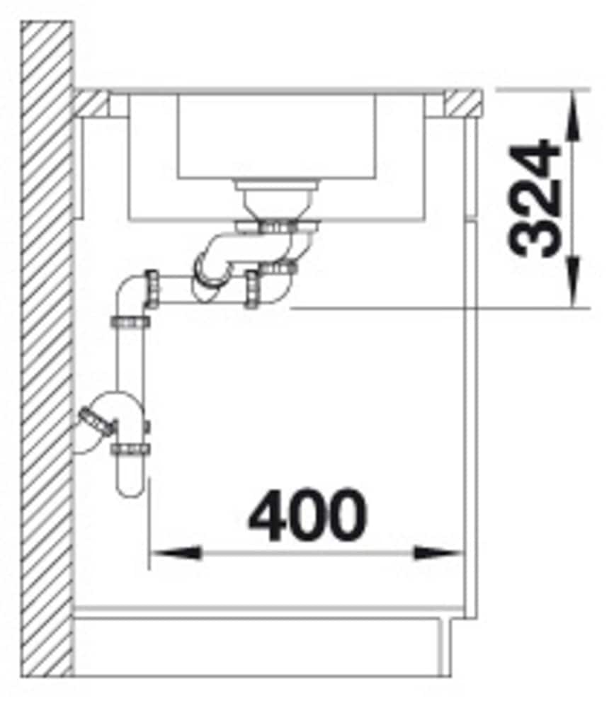 Blanco Granitspüle »METRA 6 S-F« 1 Stk. tlg. erhältlich in mehreren Farben, inkl. Multifunktionsschale Edelstahl