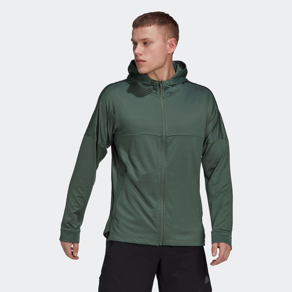 adidas Performance Outdoorjacke »WORKOUT WARM KAPUZENJACKE«