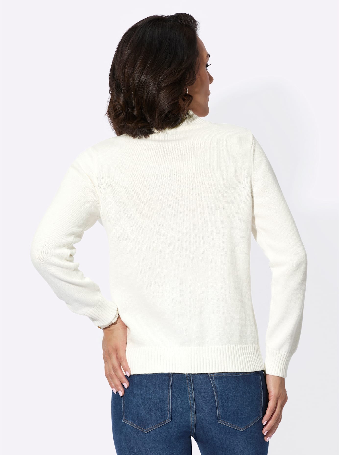 Casual Looks Stehkragenpullover »Pullover«
