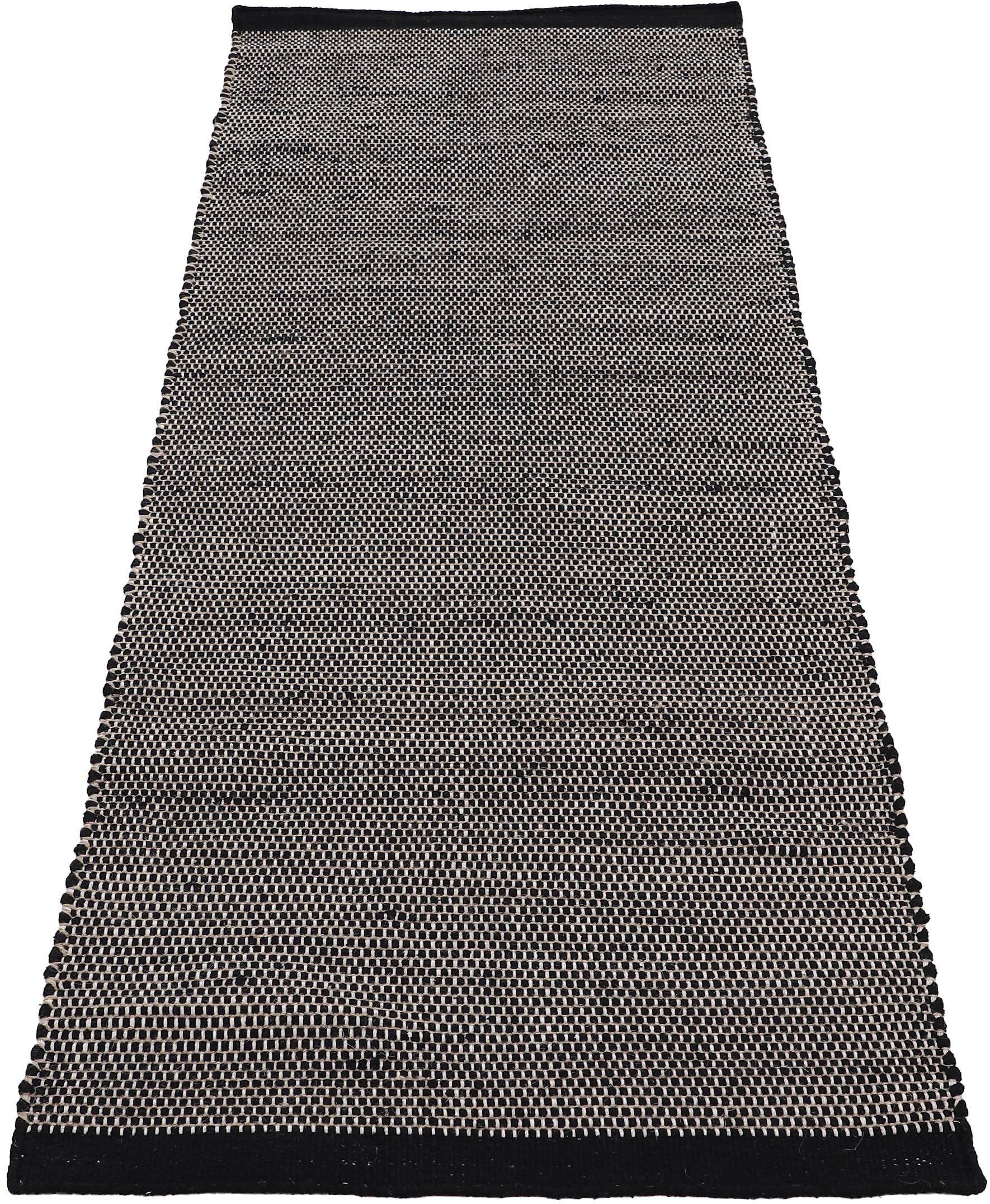 carpetfine Läufer »Mona«, rechteckig, 5 mm Höhe, Wendeteppich aus Wolle/Baumwolle