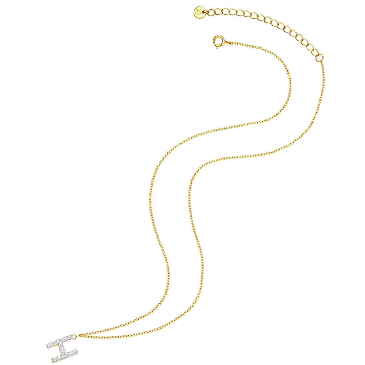 Glanzstücke München Kette mit Anhänger »GSM1937« mit Buchstaben-Anhänger