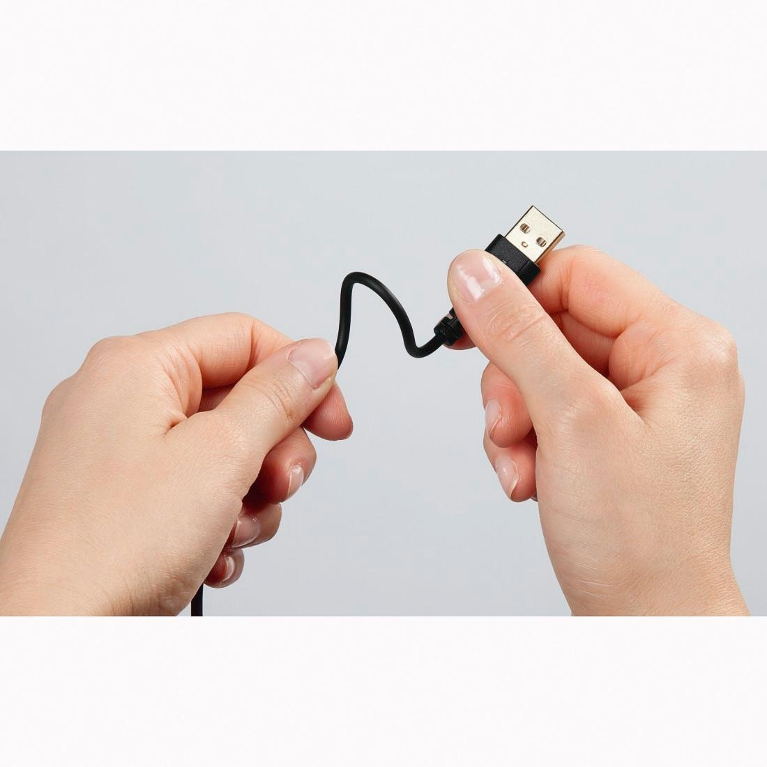 Hama USB-Kabel »Micro-USB-Kabel, vergoldet, verdrehsicher, Schwarz, 0,75 m USB-Kabel«, Micro-USB-USB Micro-B-USB Typ A, 750 cm