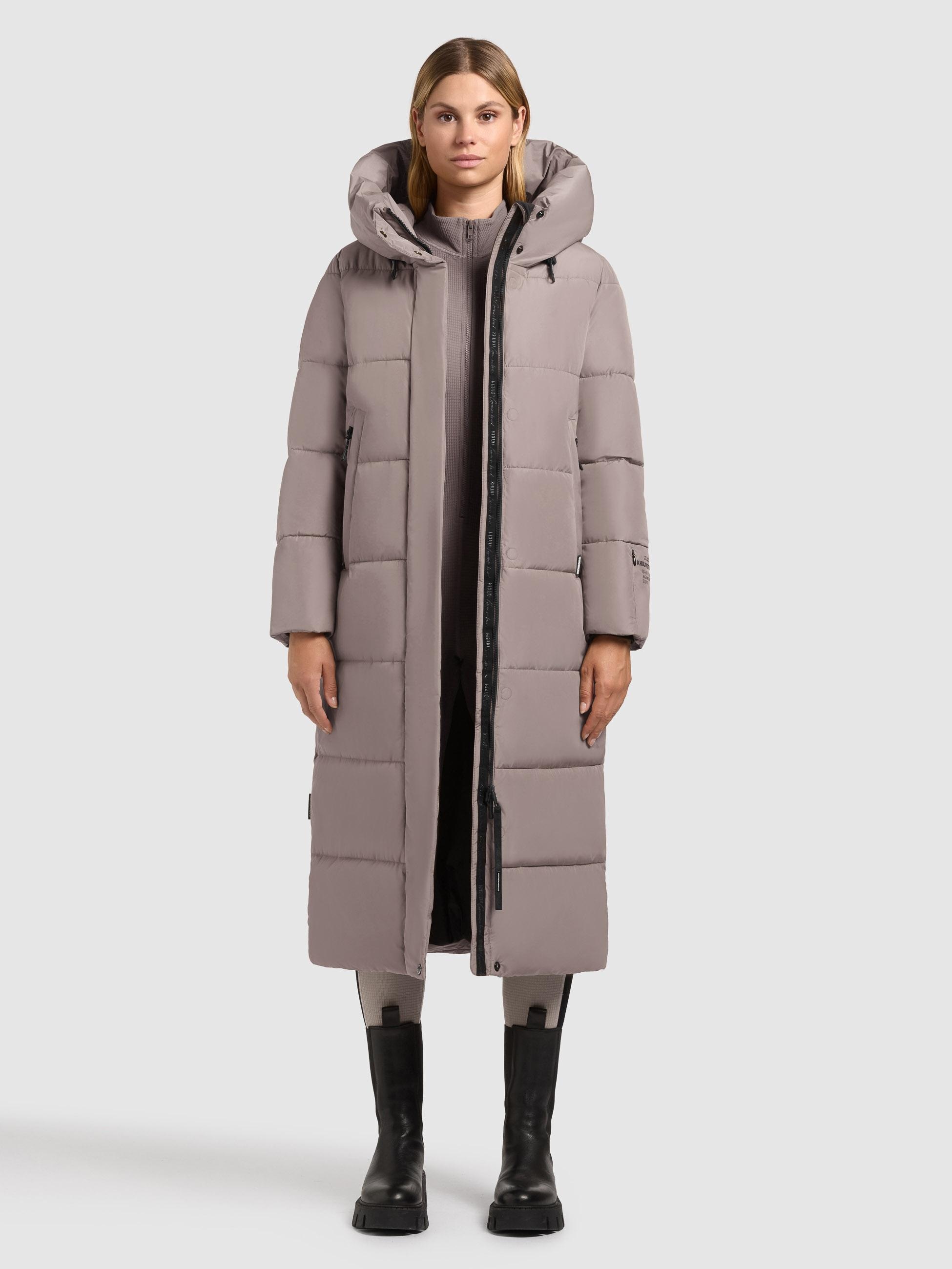 khujo Steppmantel »Soulani5 Matt« warmer Wintermantel mit Kapuze