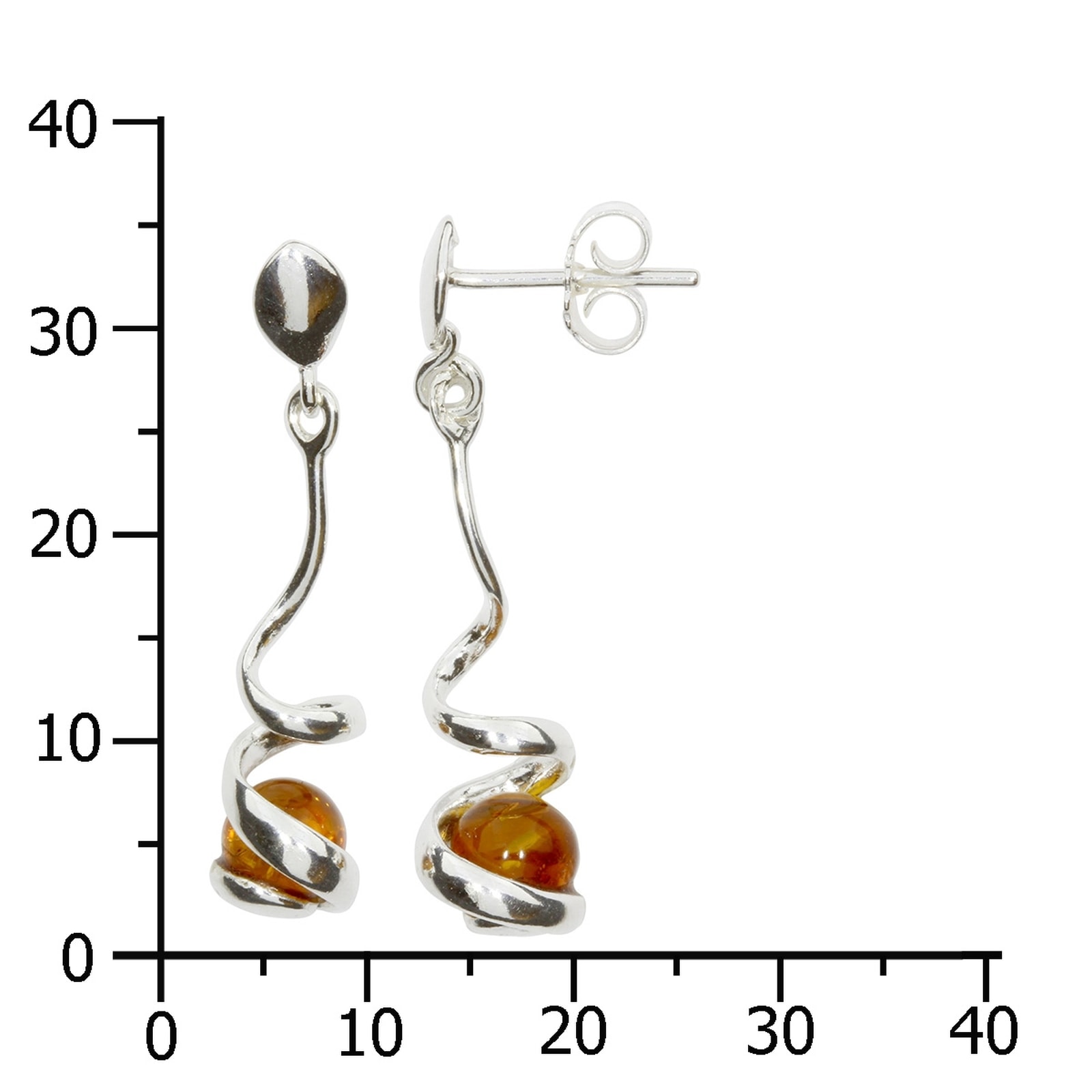 OSTSEE-SCHMUCK Paar Ohrhänger »Ostsee-Schmuck Ohrhänger Spirale klein Ohrhänger Spirale klein«