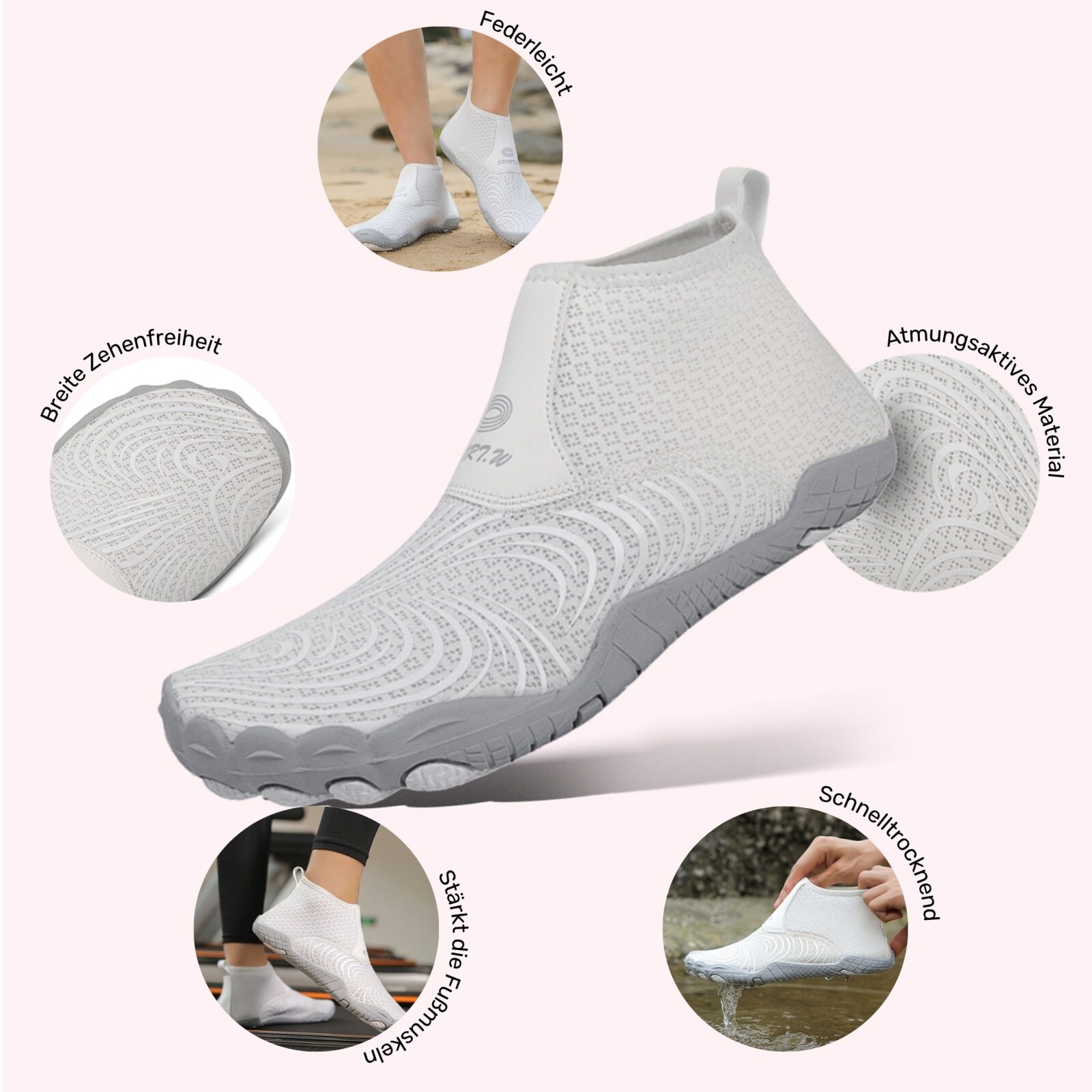 DOTALES Barfußschuh »Gripstep Barfußschuhe Damen & Herren Barfußschuhe«, Minimalschuhe