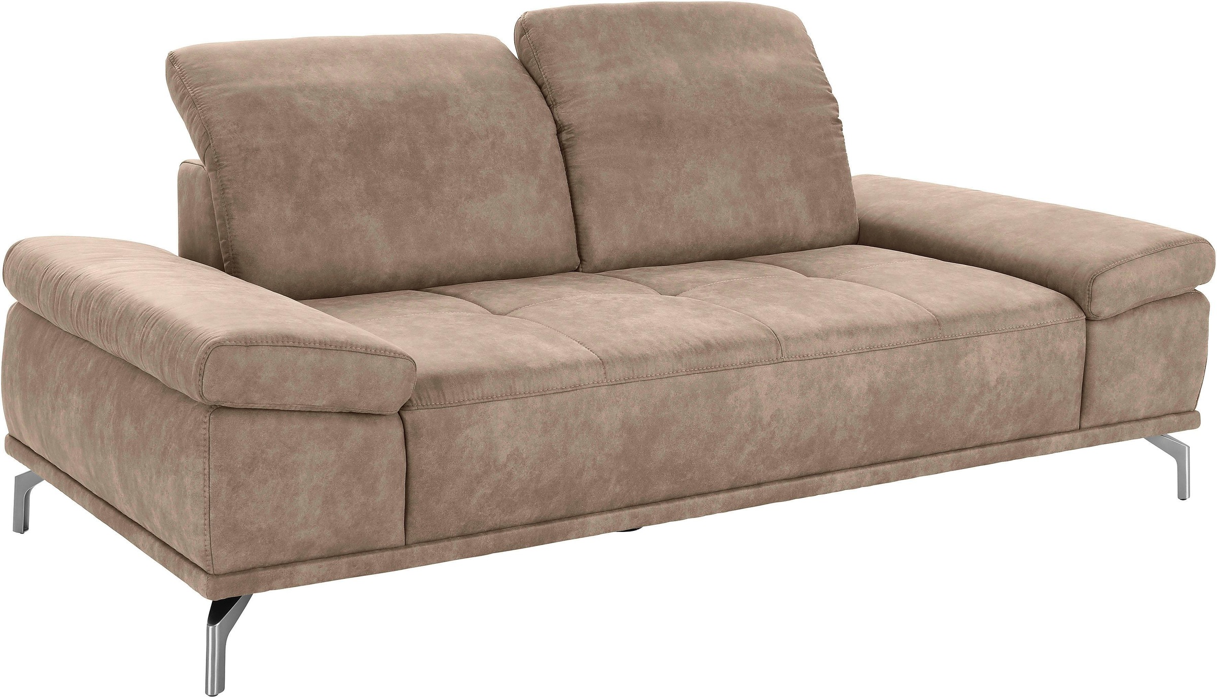 Home affaire 3-Sitzer "Caluna" mit Sitztiefen- und Kopfteilverstellung günstig online kaufen