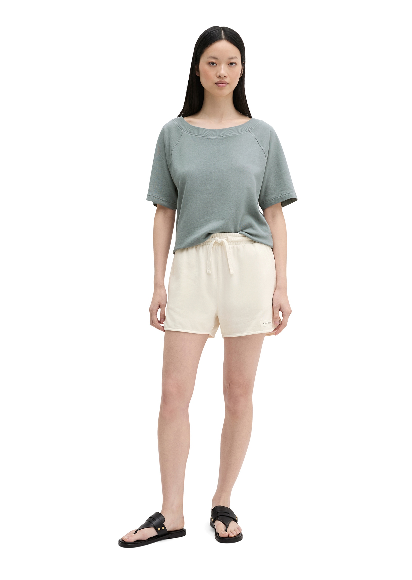 Marc O'Polo Shorts »aus regenerativer Bio-Baumwolle«
