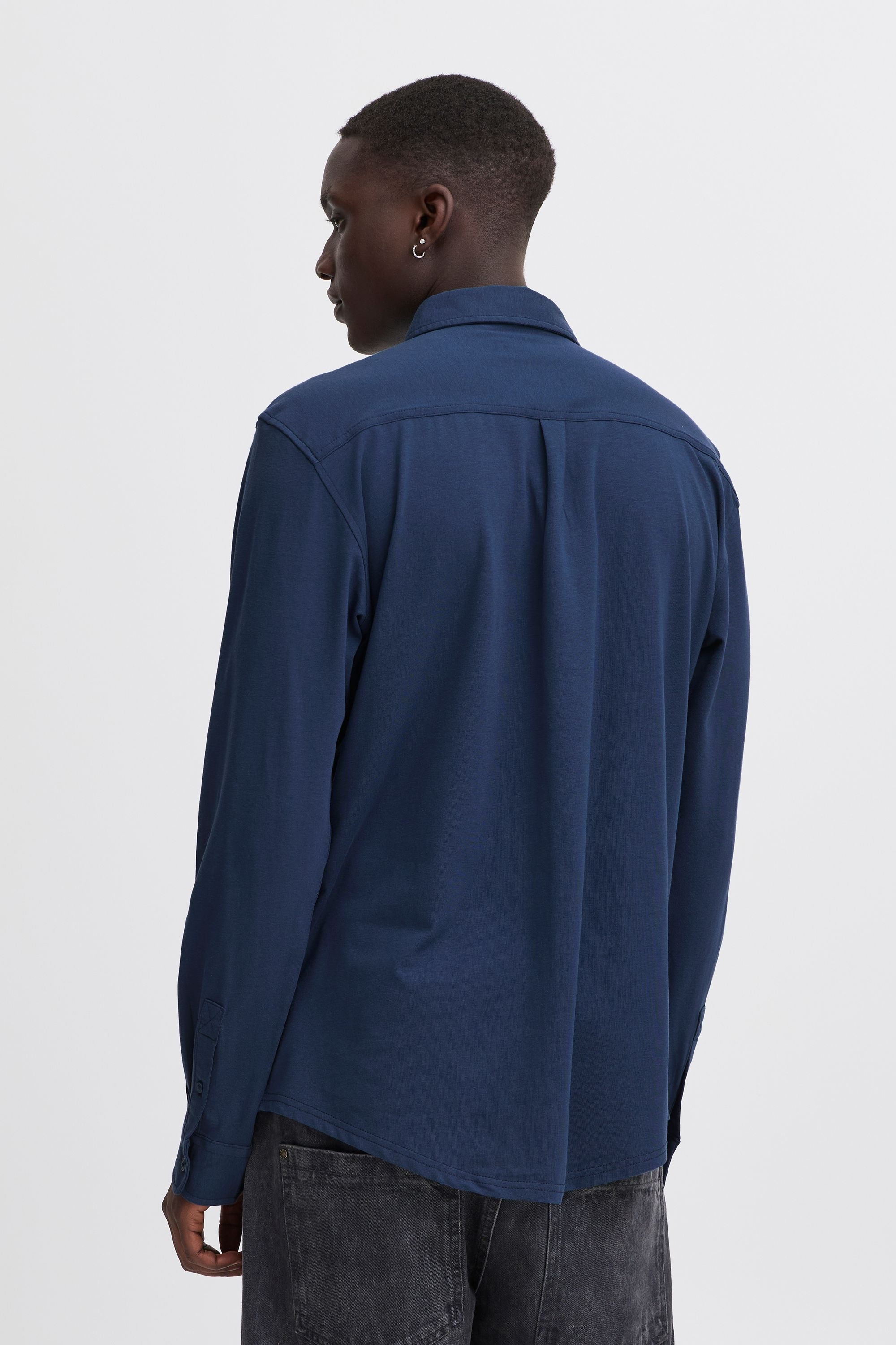 Blend Langarmhemd »BHALO« Lässiges Langarmhemd mit Brusttasche