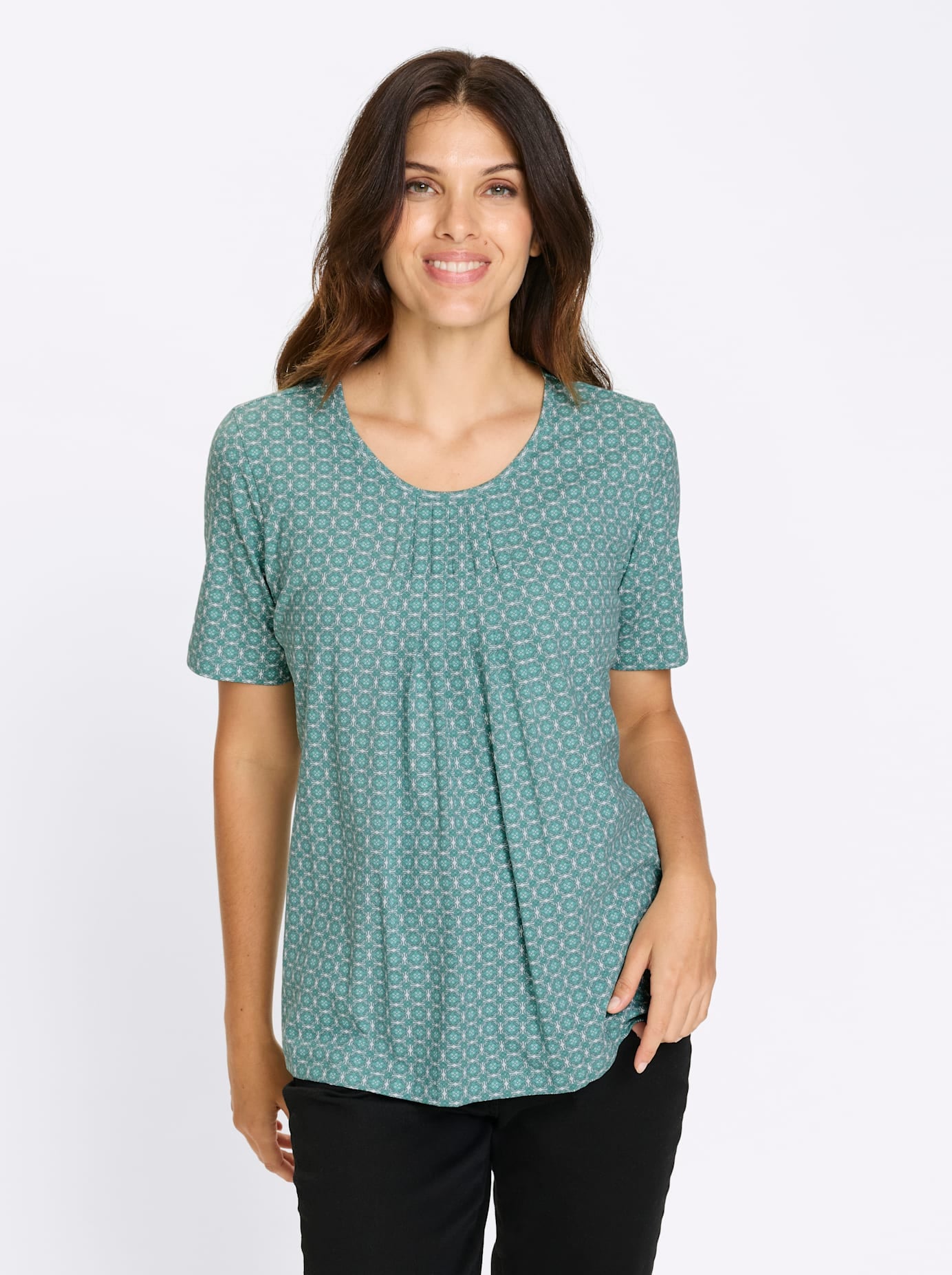Classic Basics Print-Shirt "Kurzarm-Shirt" 1 tlg. tlg. günstig online kaufen
