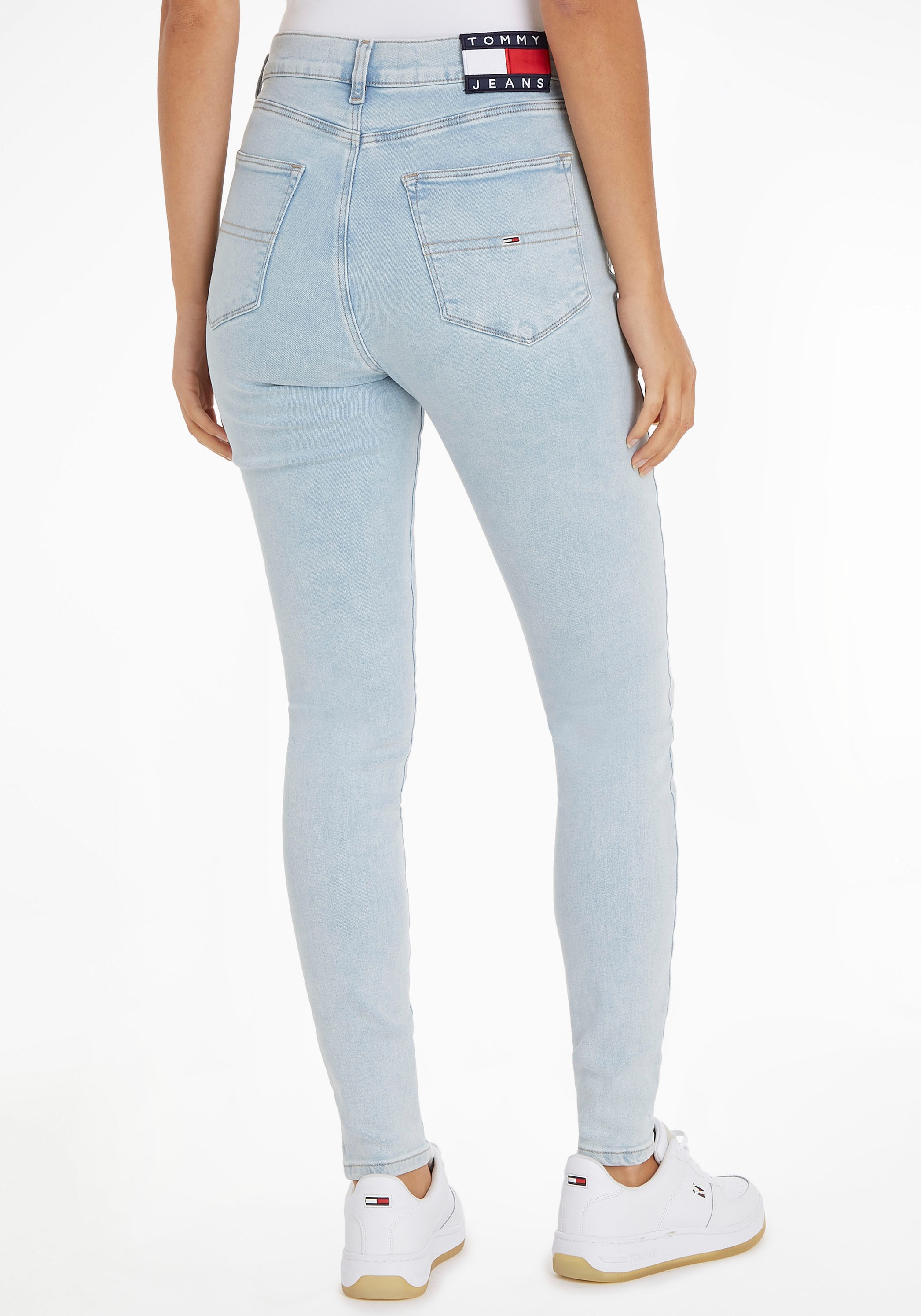 kaufen Jeans 5-Pocket-Style Baumwolle aus elastischer | BAUR Skinny-fit-Jeans, im Tommy