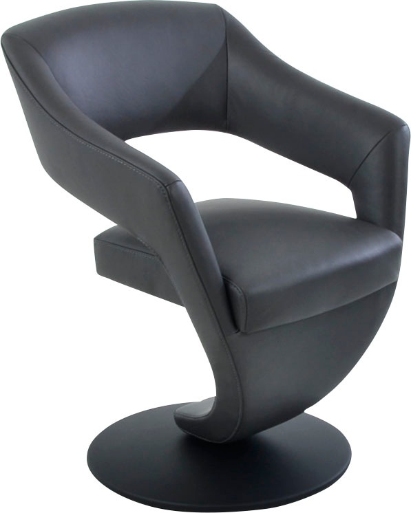 K+W Komfort & Wohnen Drehstuhl "Kansas" () Design Leder-Drehsessel mit hohe günstig online kaufen