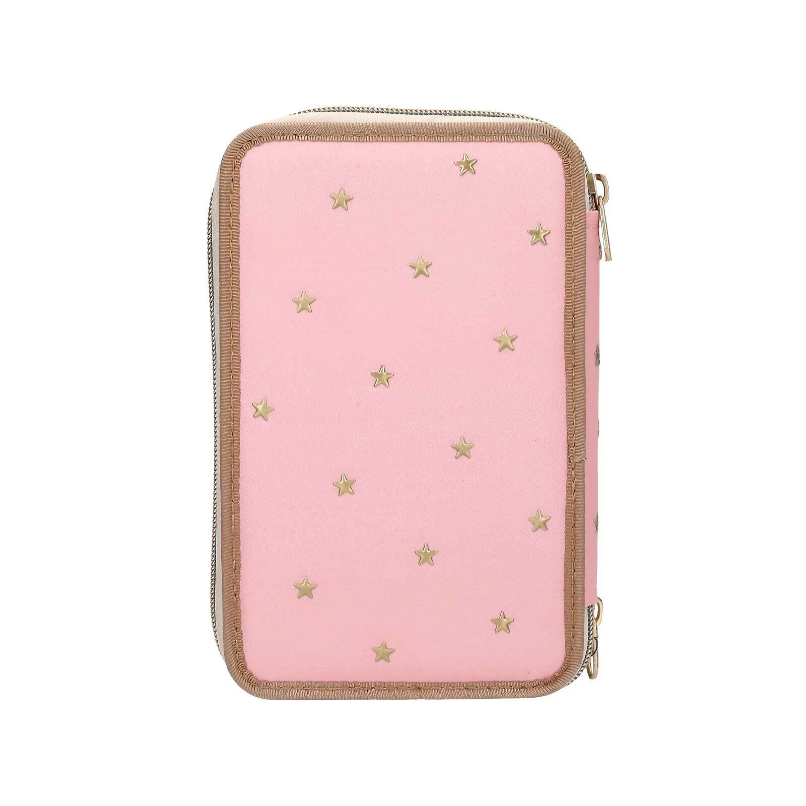 Depesche Buntstift »3-Fach Federtasche CLASSIC inkl. Stifte Miss Melody 7,5 x 13 x 20 cm rosa«