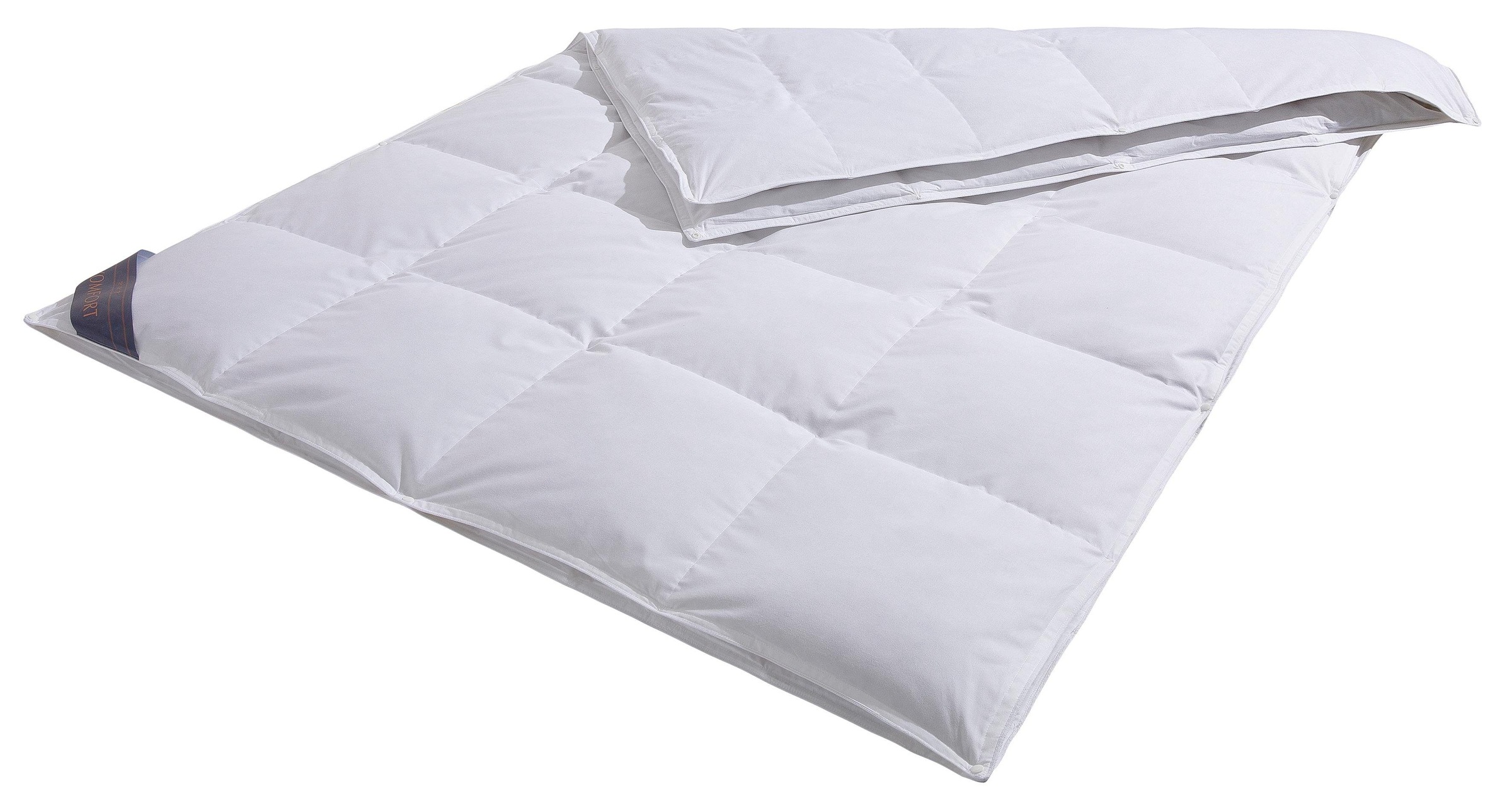 Thumbnail - Hanse by RIBECO Daunenbettdecke "Jonas, 4-Jahresbettdecke 135x200 & 155x220 cm" 4-Jahreszeiten Füllung 60Daunen40Federn ...