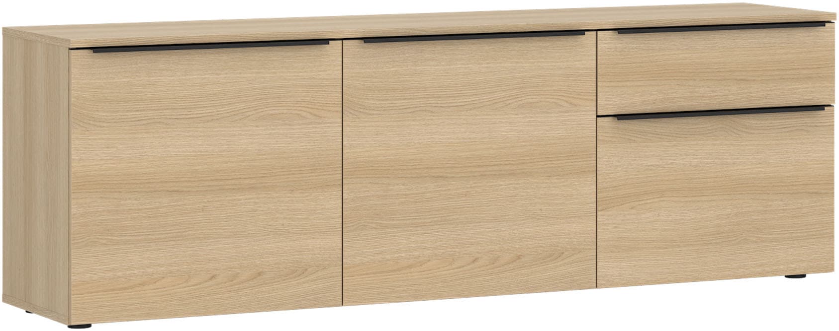 TOM TAILOR HOME Lowboard, Breite 165 cm,3 Türen,1 Schublade, viel Stauraum