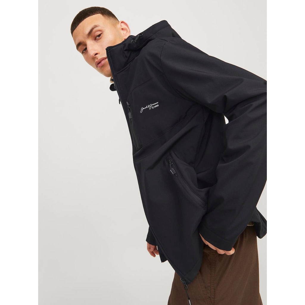 Jack & Jones Softshelljacke »JJ JJTYSON SOFTSHELL JACKET«, mit Kapuze