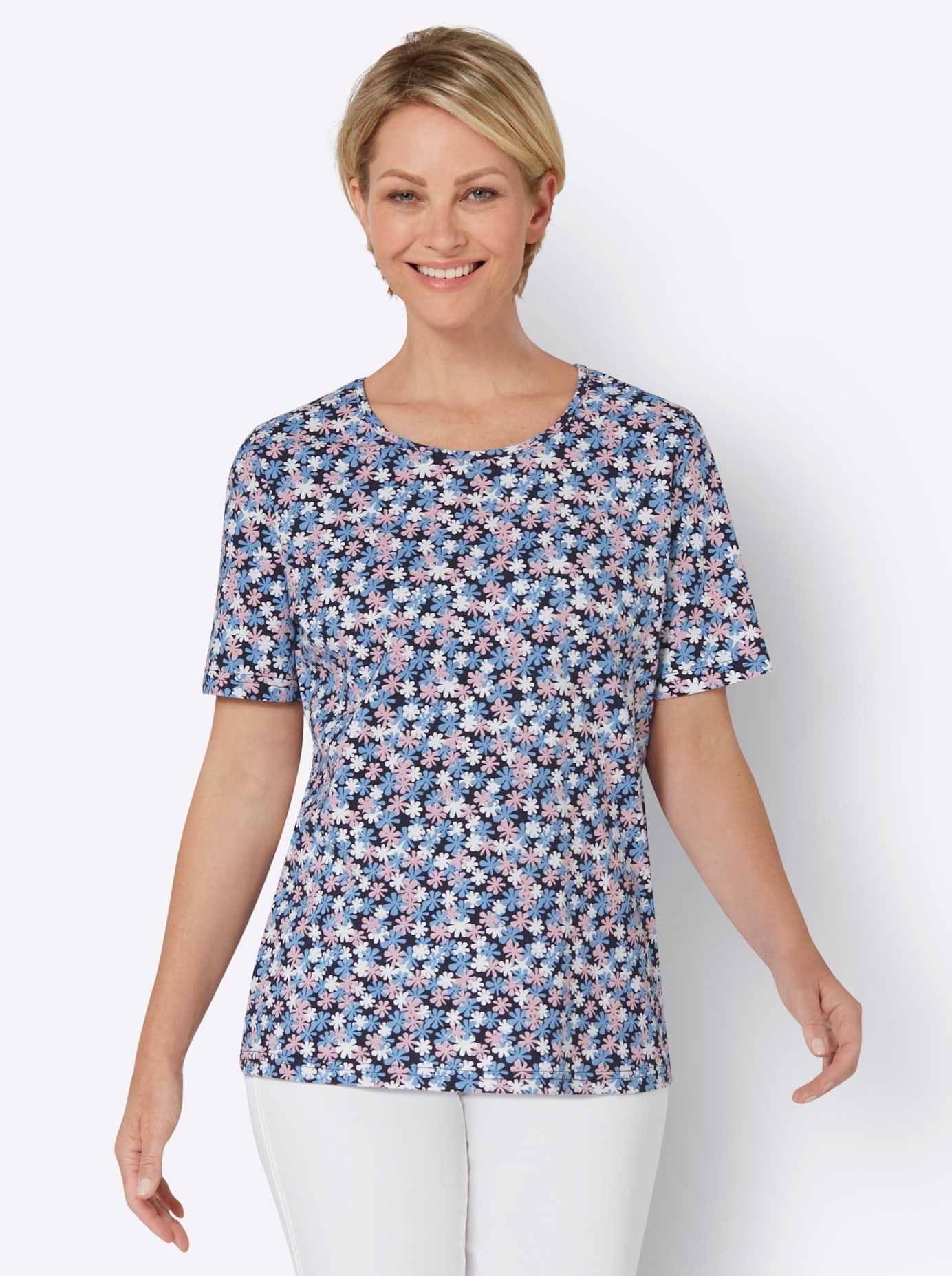 Classic Basics Kurzarmshirt "Kurzarm-Shirt" 1 Stk. tlg. günstig online kaufen