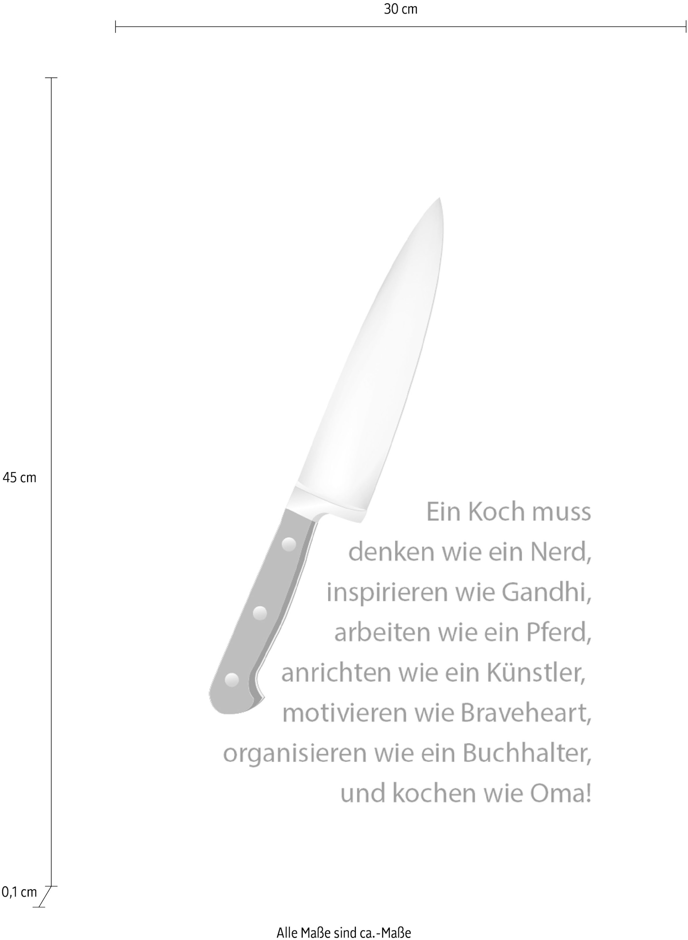 queence Wanddekoobjekt »Messer« bestellen | BAUR