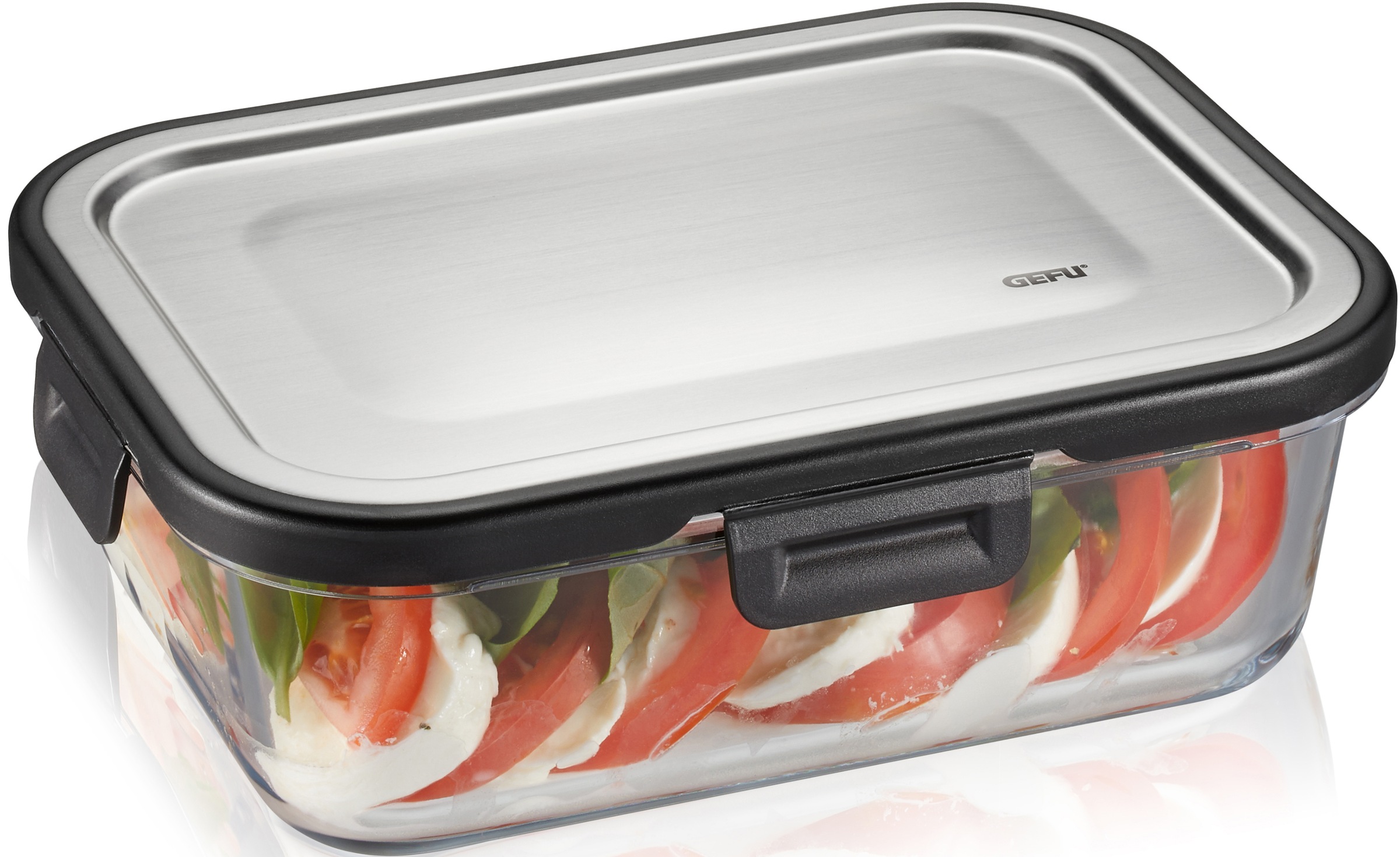 GEFU Lunchbox "MILO" gelaserter QR Code zur Vorratskontrolle per App (nur für Android)