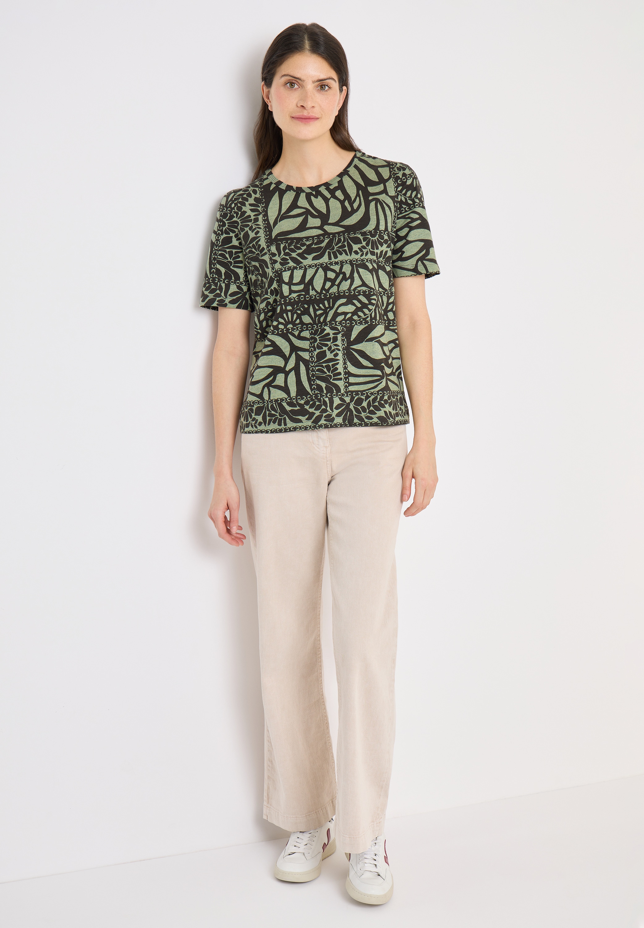 Cecil T-Shirt aus reiner Baumwolle