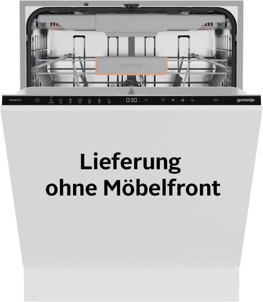GORENJE vollintegrierbarer Geschirrspüler "GV663B95" 9,4 l 16 tlg. Maßgedecke 16 Maßgedecke, auto. Türöffnung, Besteckschublade