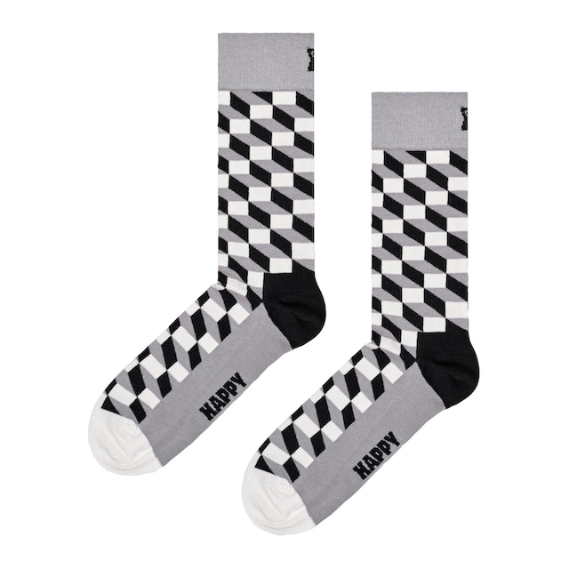 Happy Socks Socken, (Packung, 4 Paar), Classic Black & White Socks Gift Set  bestellen | BAUR