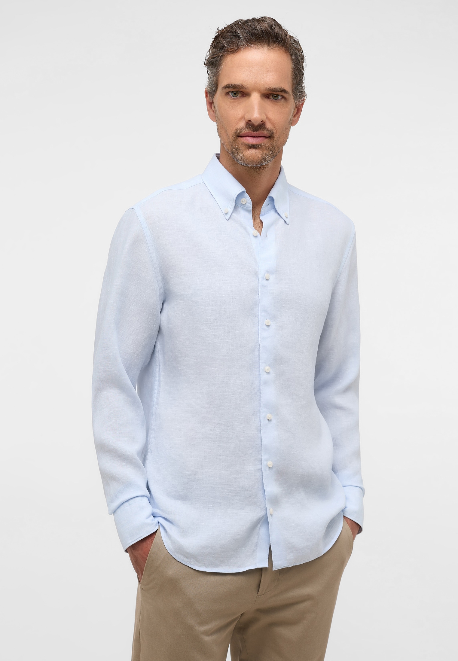 Eterna Langarmhemd "SLIM FIT", EASY IRON (bügelleicht) günstig online kaufen