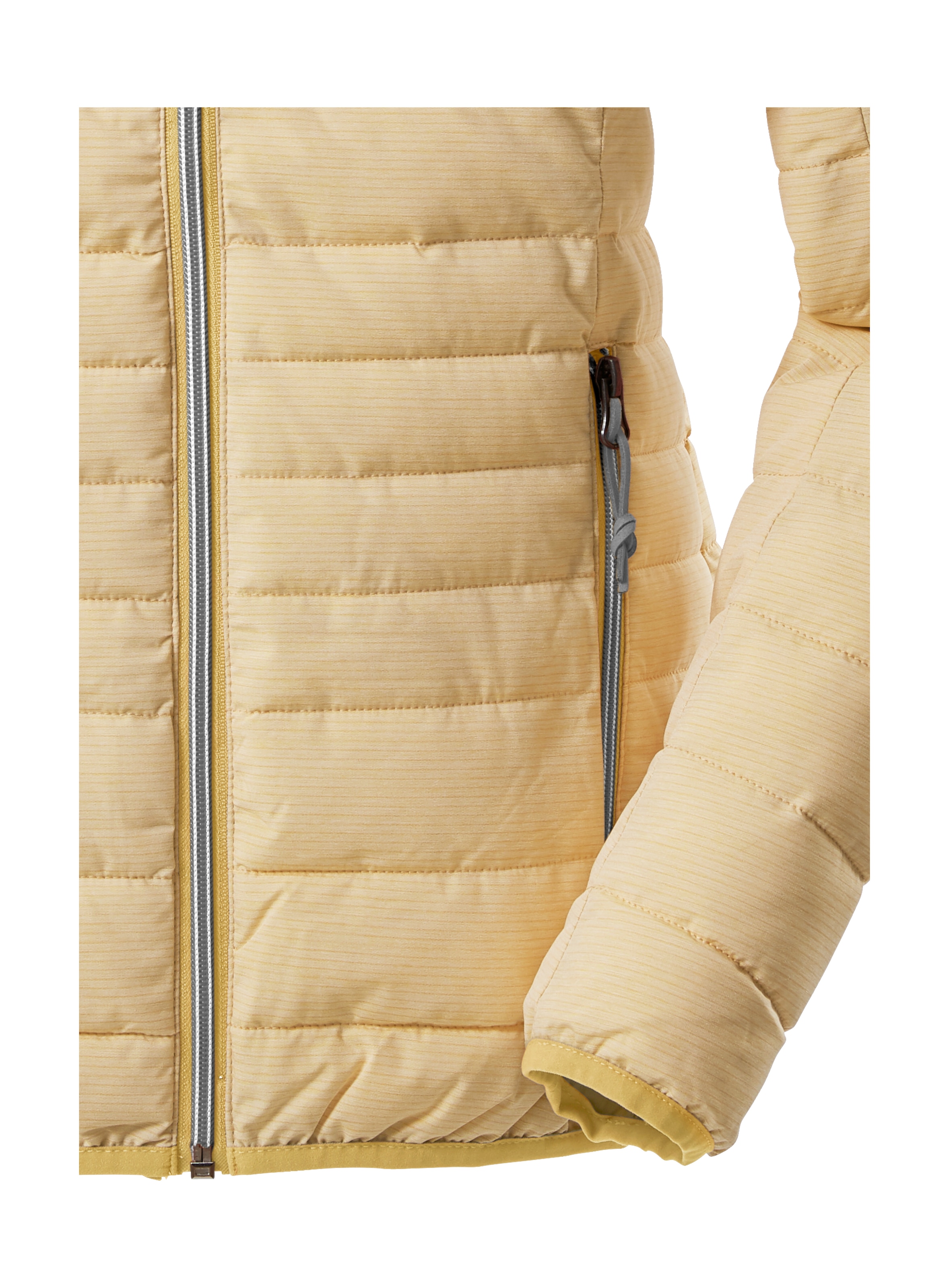 G.I.G.A. DX by killtec Steppjacke »Uyaka Stripe«, Leichte, warme Steppjacke mit abnehmbarer Kapuze und Zipper-Taschen