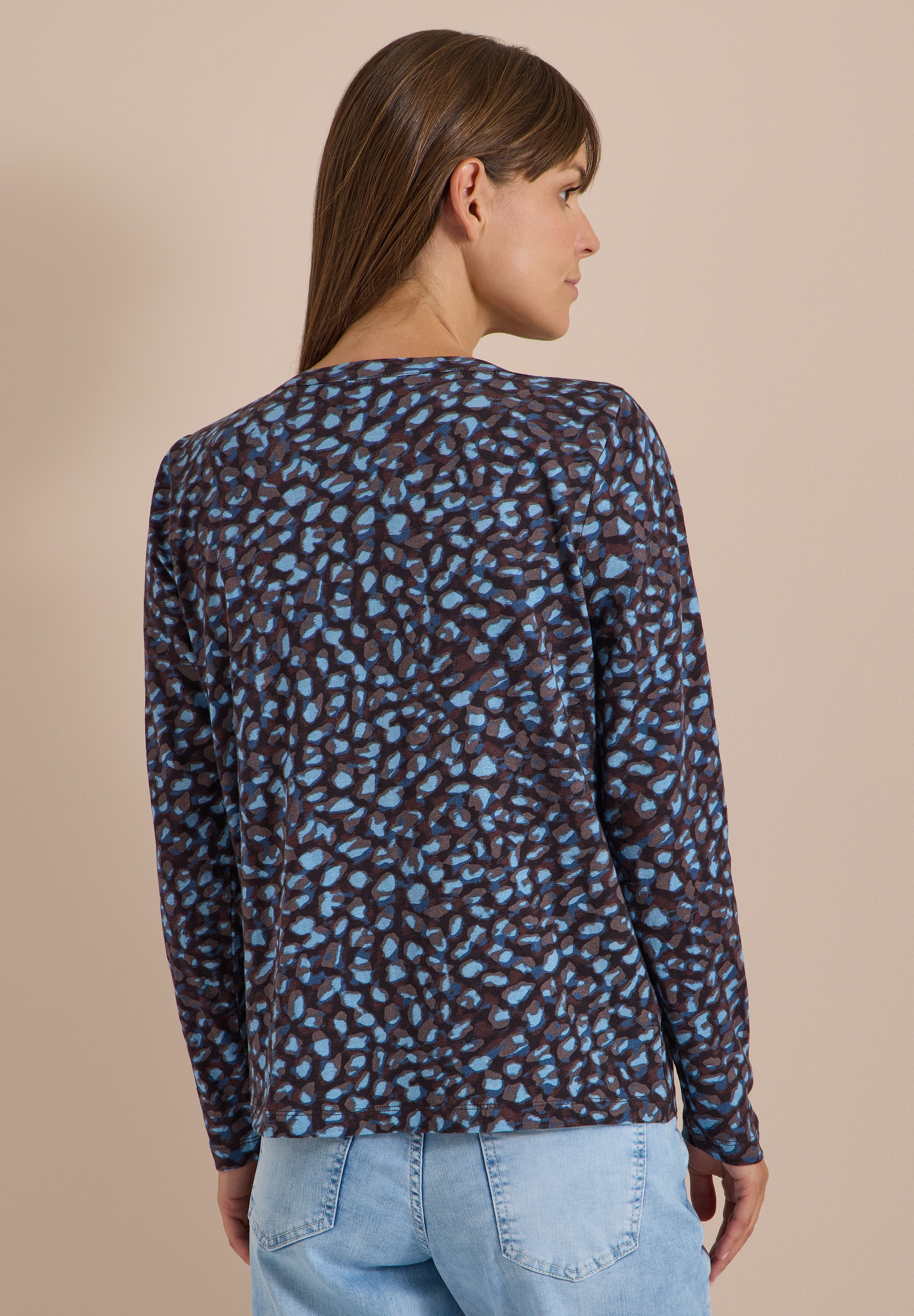 Cecil Langarmshirt aus reiner Baumwolle