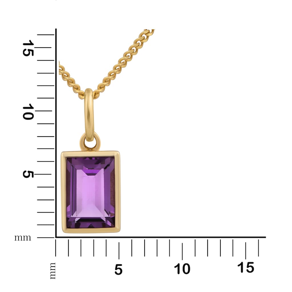 Orolino Kette mit Anhänger »585 Gold Amethyst«