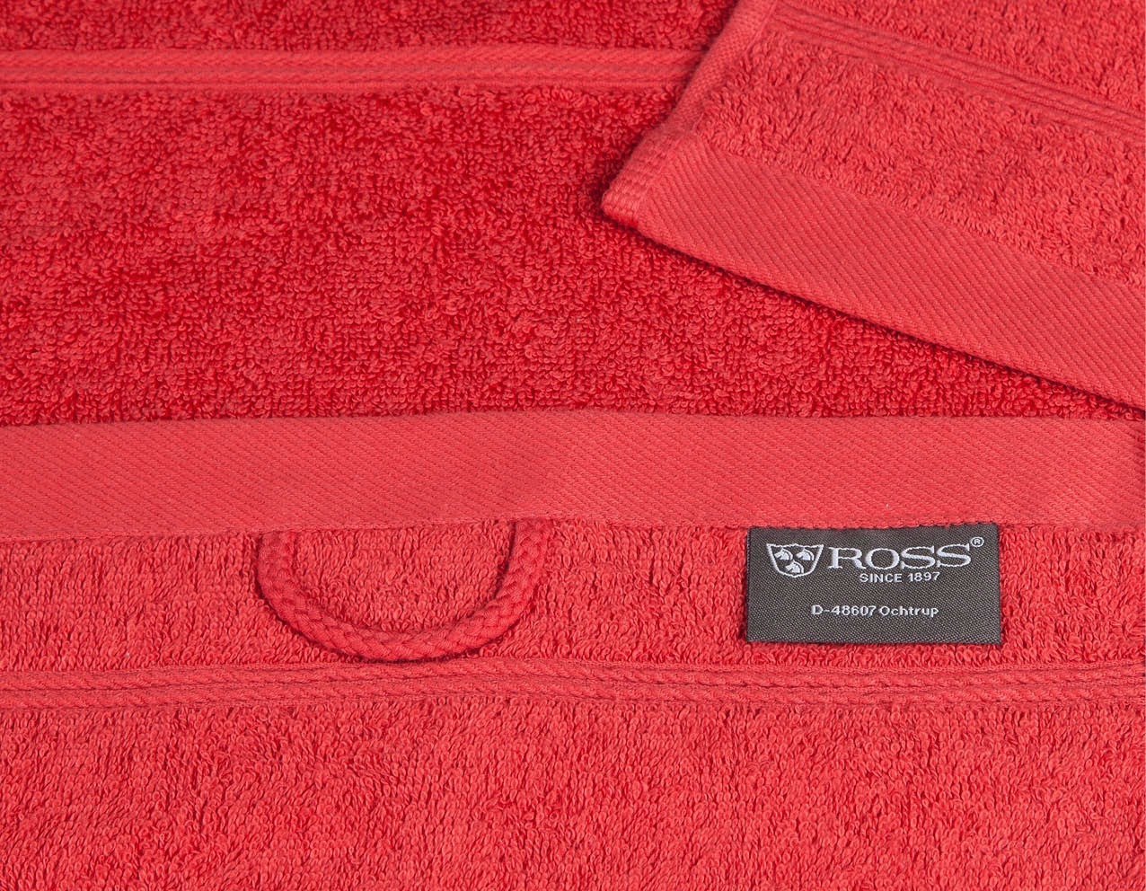 ROSS Waschhandschuh »Rubin«, (Packung, 6 tlg., 6 Waschhandschuhe), 100% Baumwolle