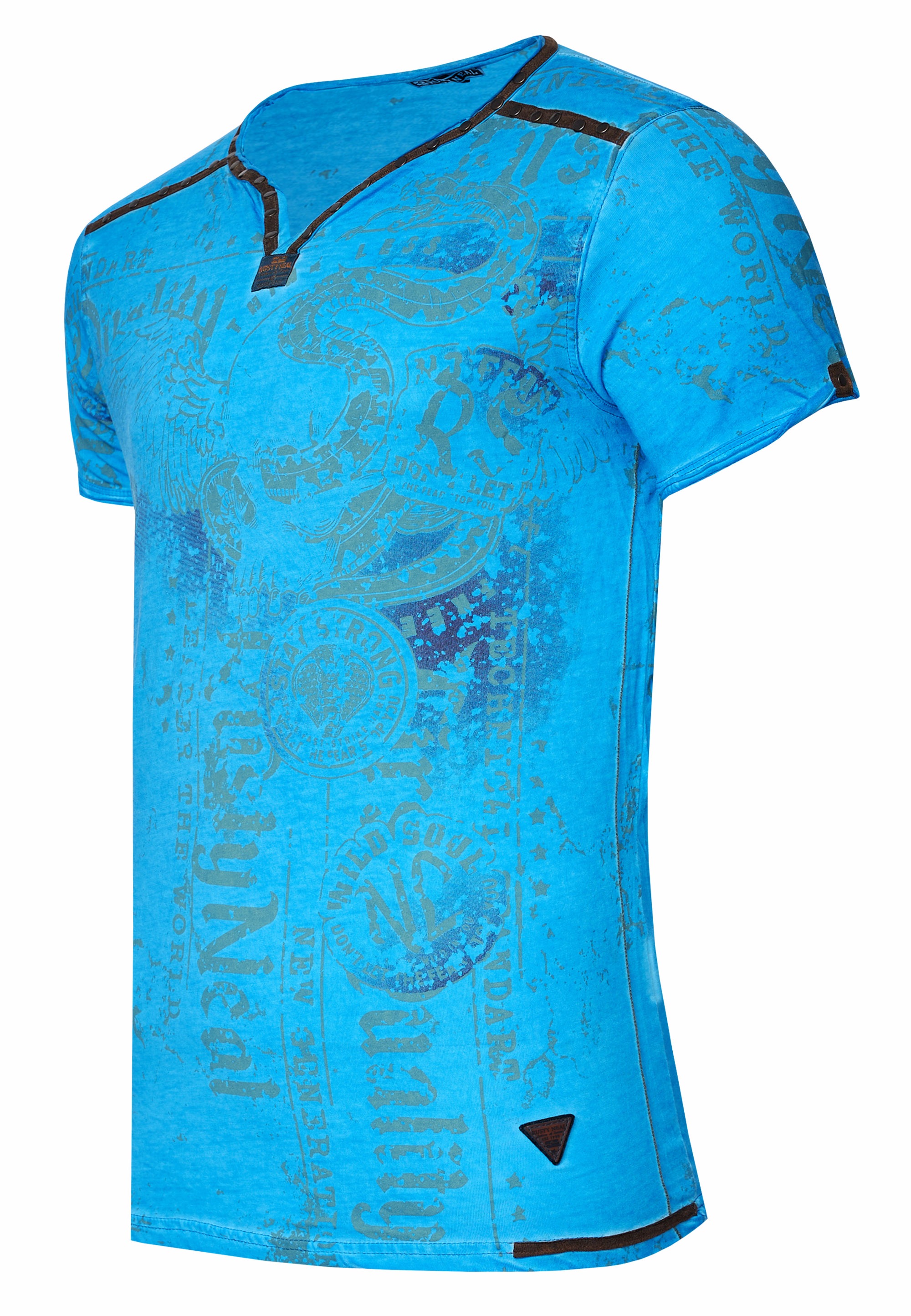 Rusty Neal T-Shirt, mit Allover-Druck