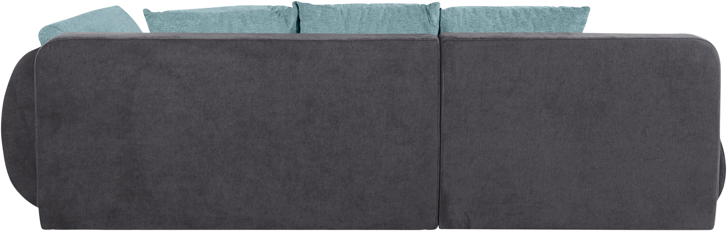 INOSIGN Ecksofa »Imola, elegant und modern, aktuelle Steppung im Sitz, bequem, L-Form«, frei im Raum stellbar, wahlweise mit Bettfunktion und Bettkasten