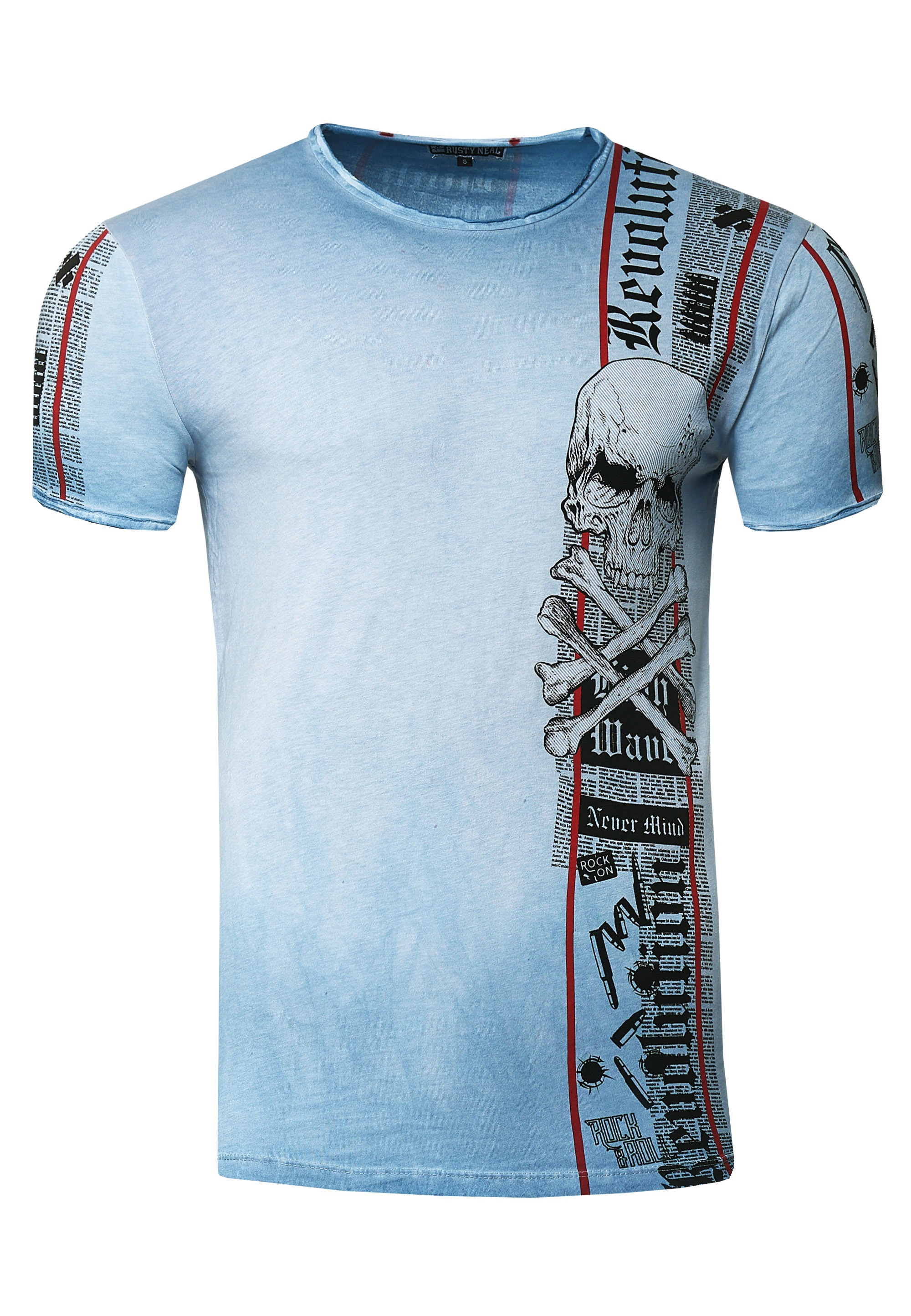 Rusty Neal T-Shirt im verwaschenen Look